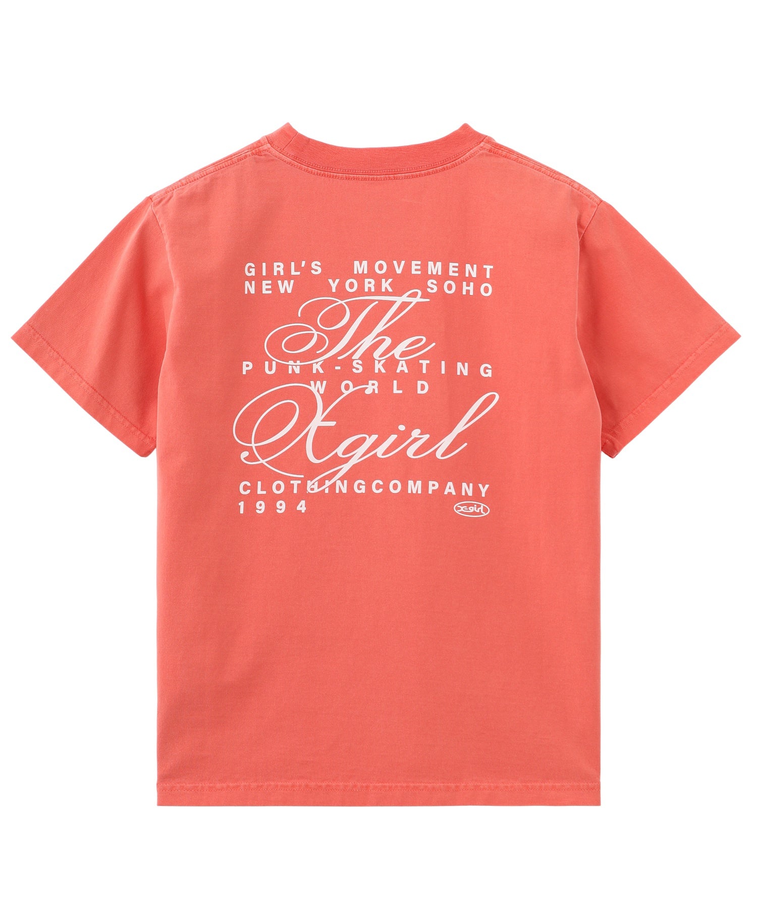 FADED MESSAGE AND SCRIPT LOGO S/S TEE
