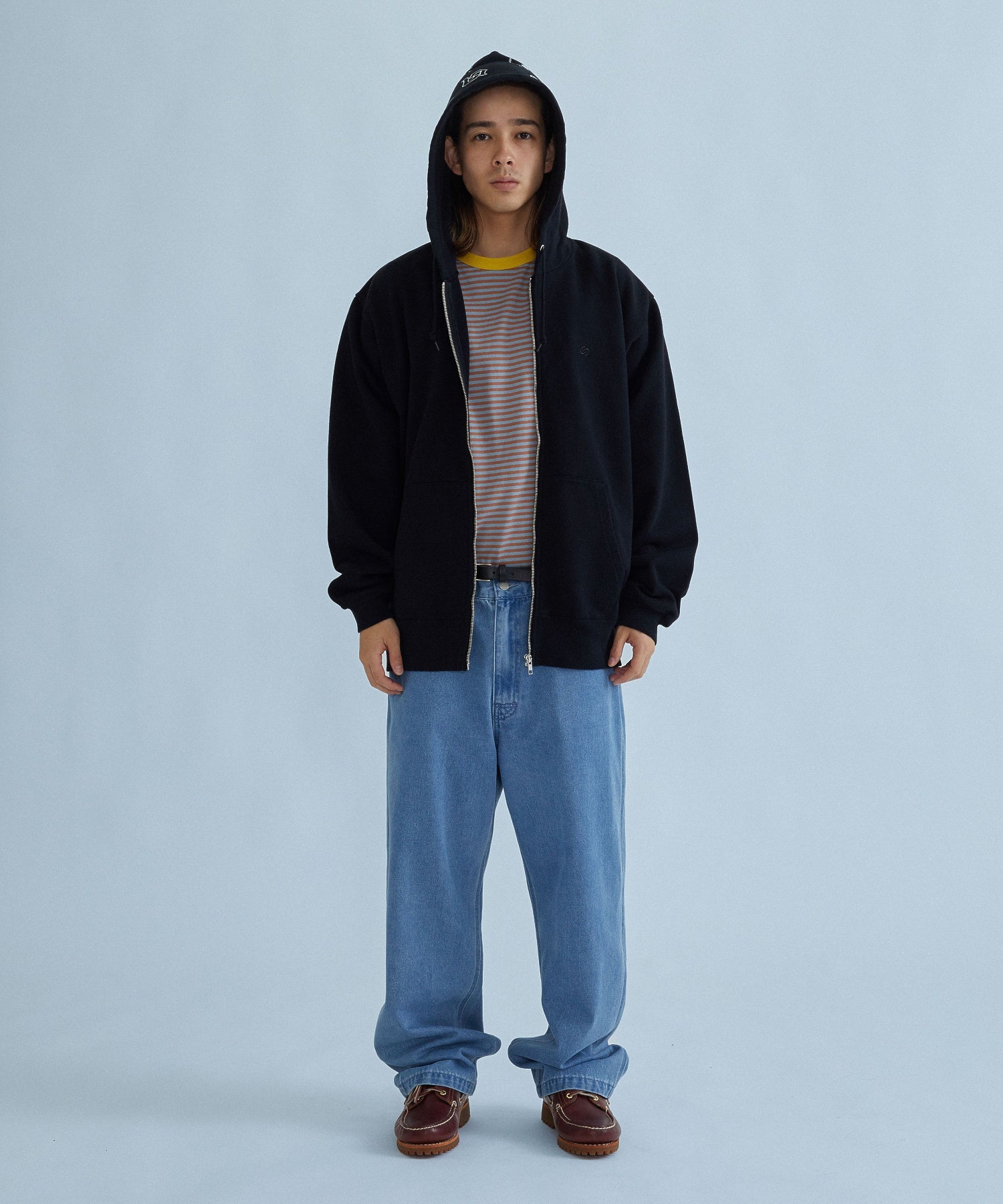 ARCHIVE MASHUP HOODED ZIP SWEATSHIRT