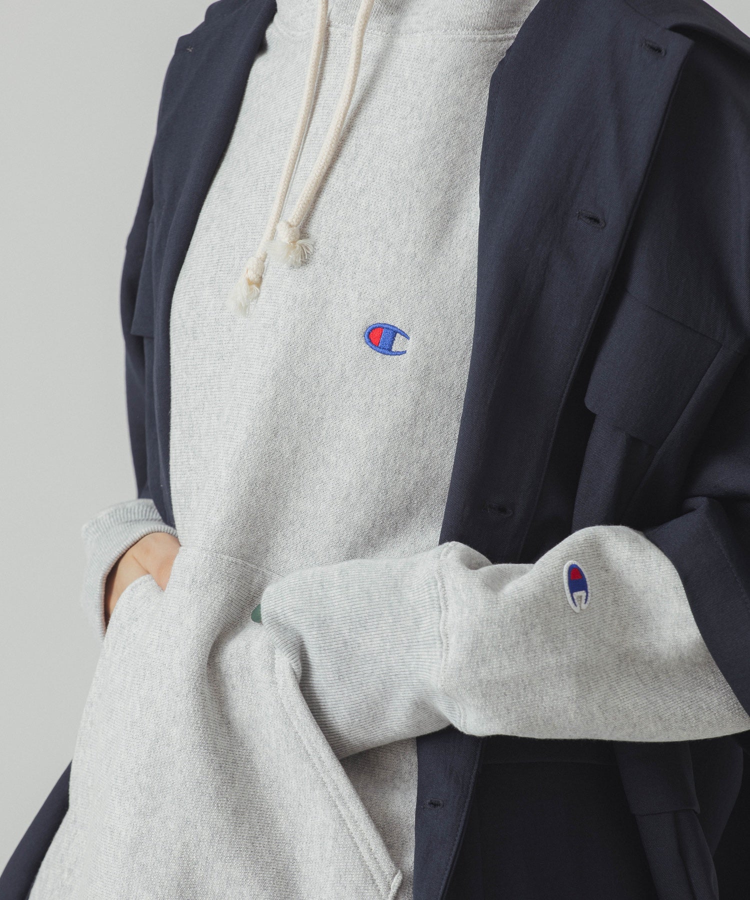 Champion/チャンピオン/REVERSE WEAVE R HOODED SWEATSHIRT/C3-Y133