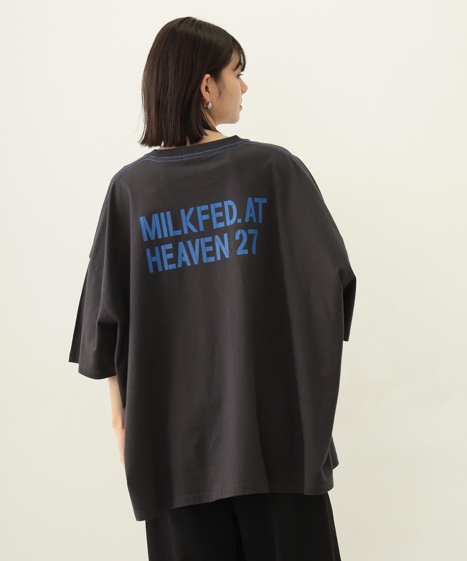 MILKFED. AT HEAVEN27 SUPER BIG S/S TOP