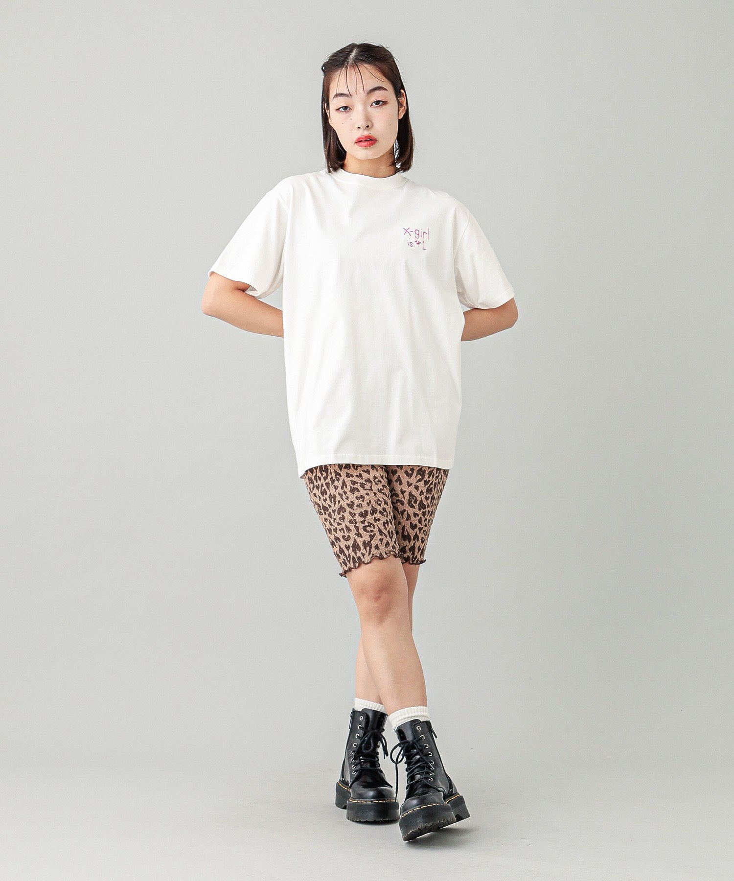 X-girl FLAG S/S TEE