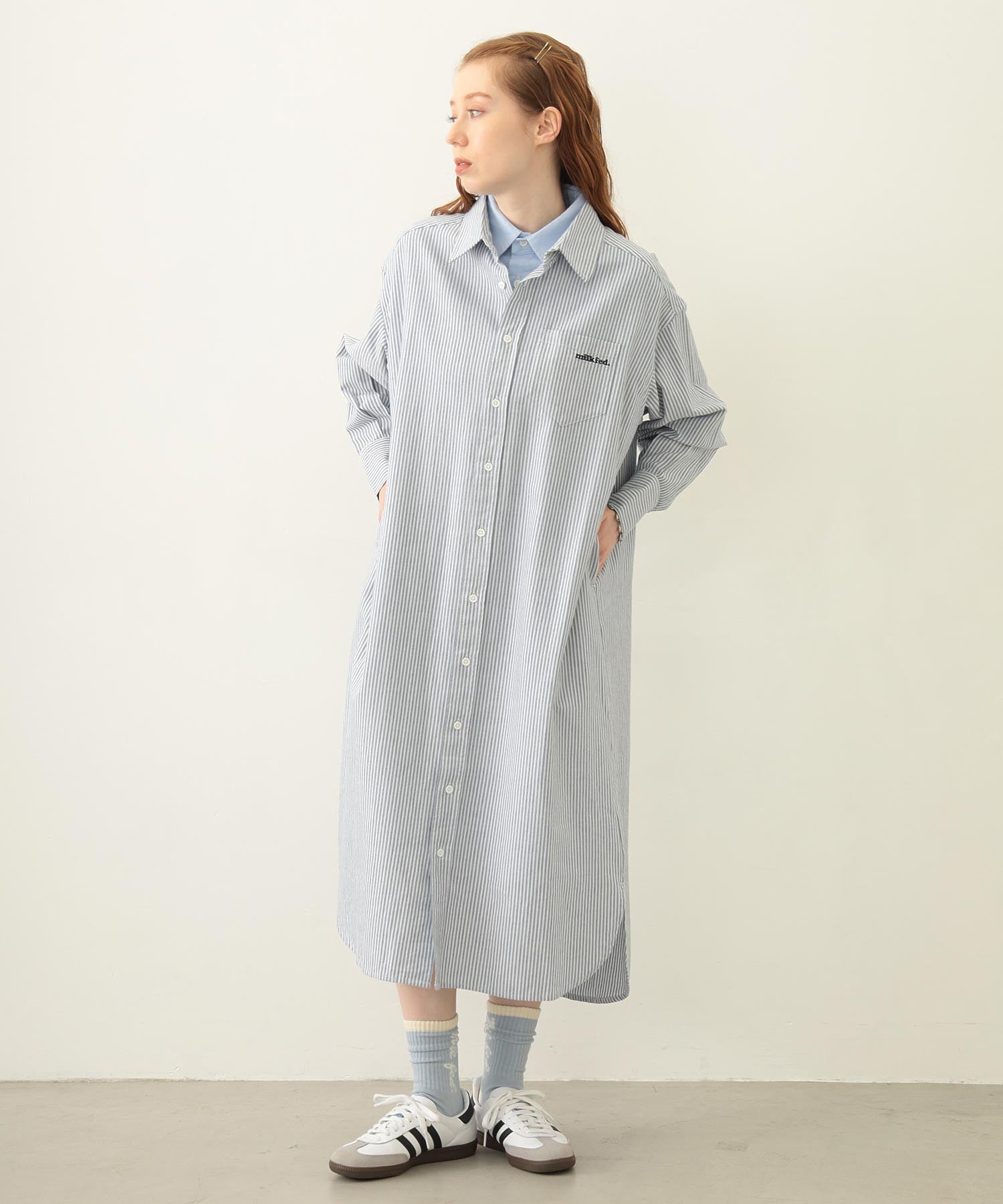 LAYERED SHIRTS DRESS