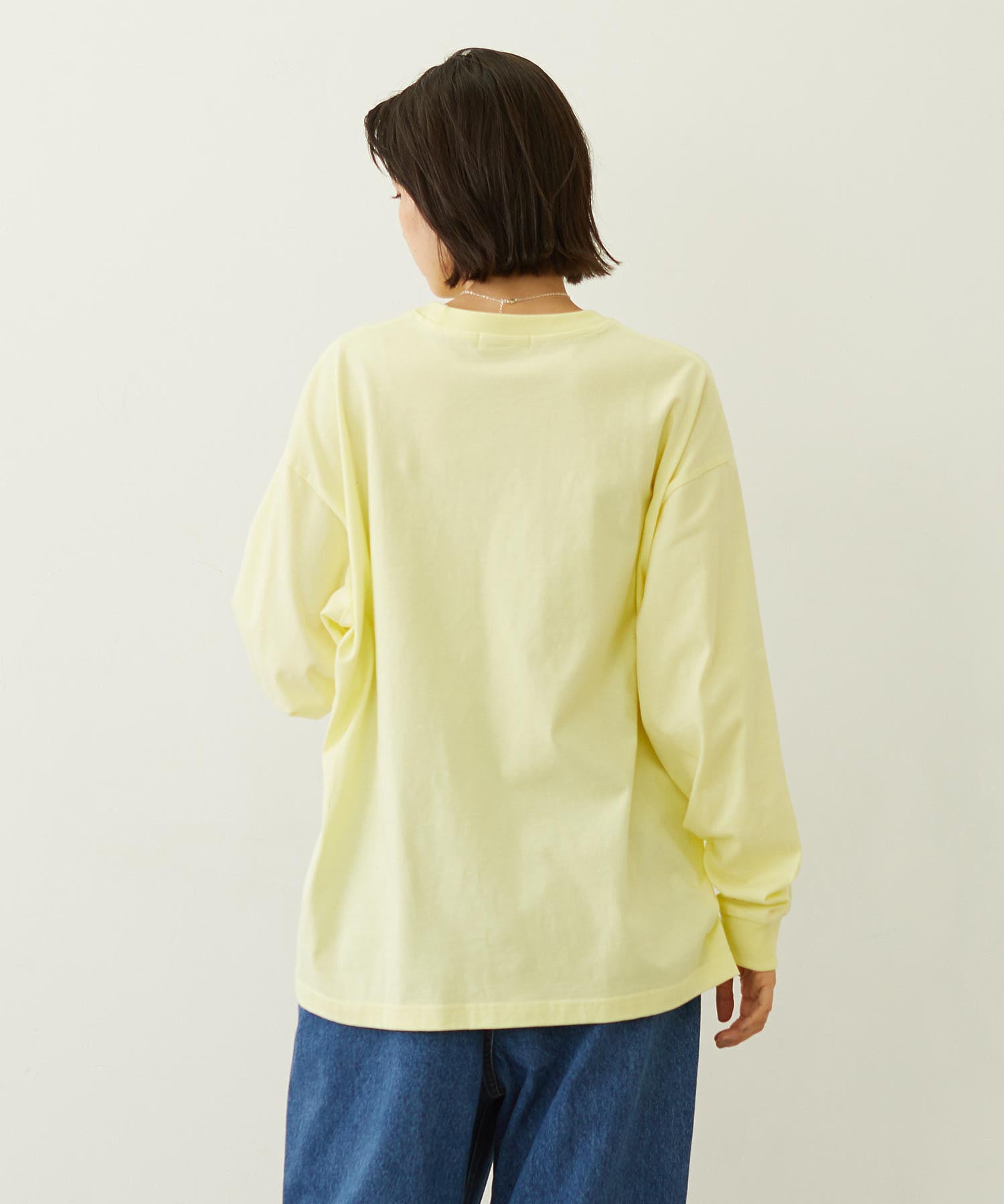 PATTERNED LOGO L/S TEE