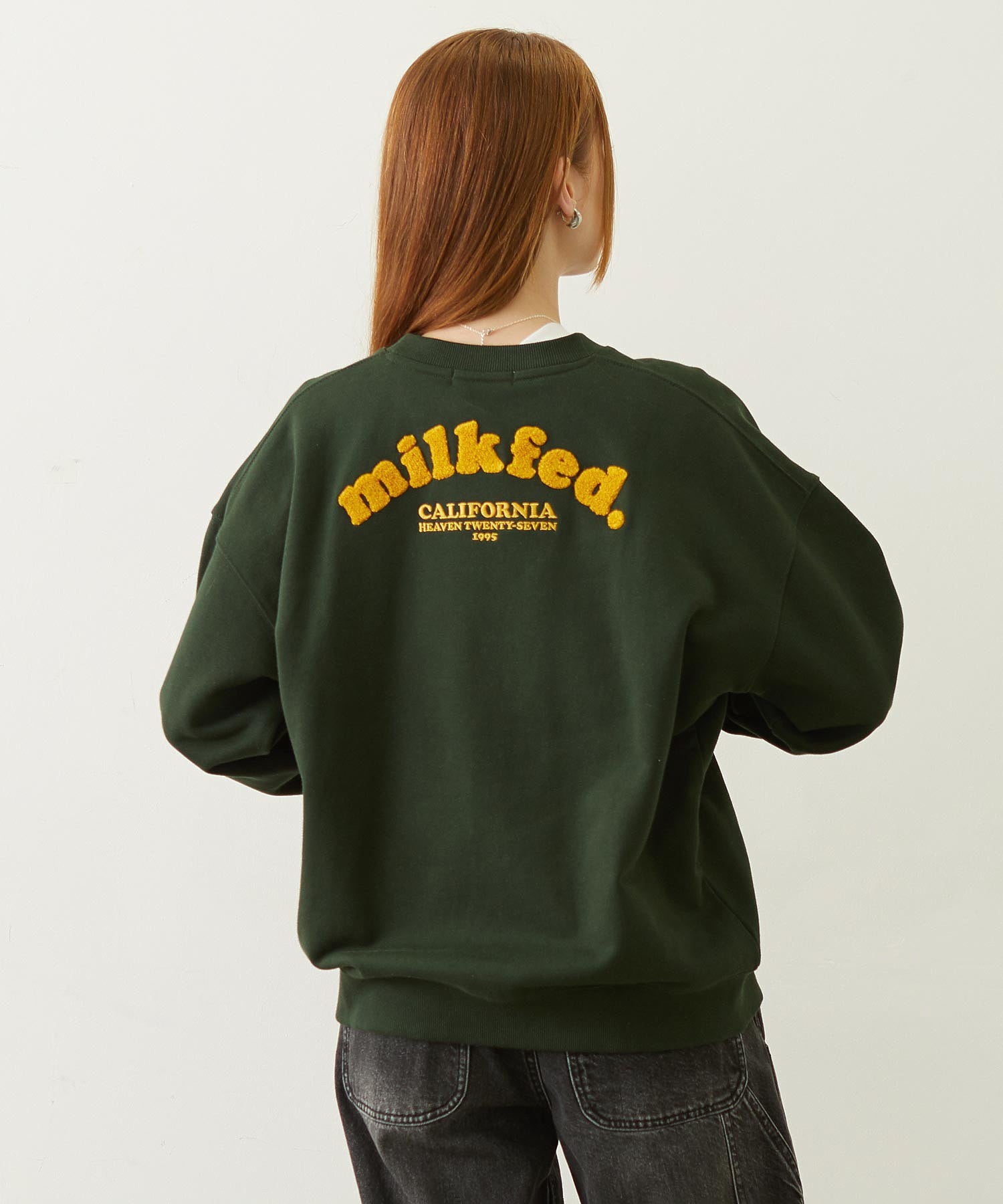 COOPER LOGO WIDE CREW SWEAT TOP