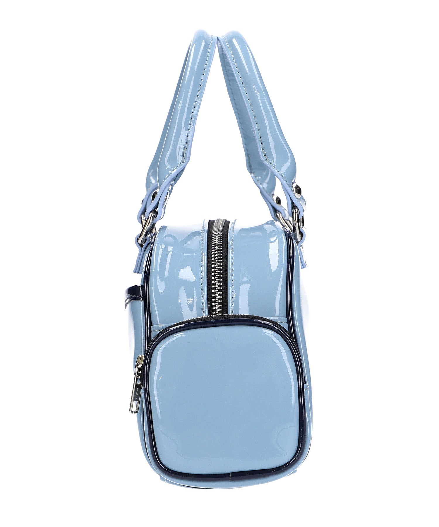 BICOLOR PIPING BOSTON BAG X-girl