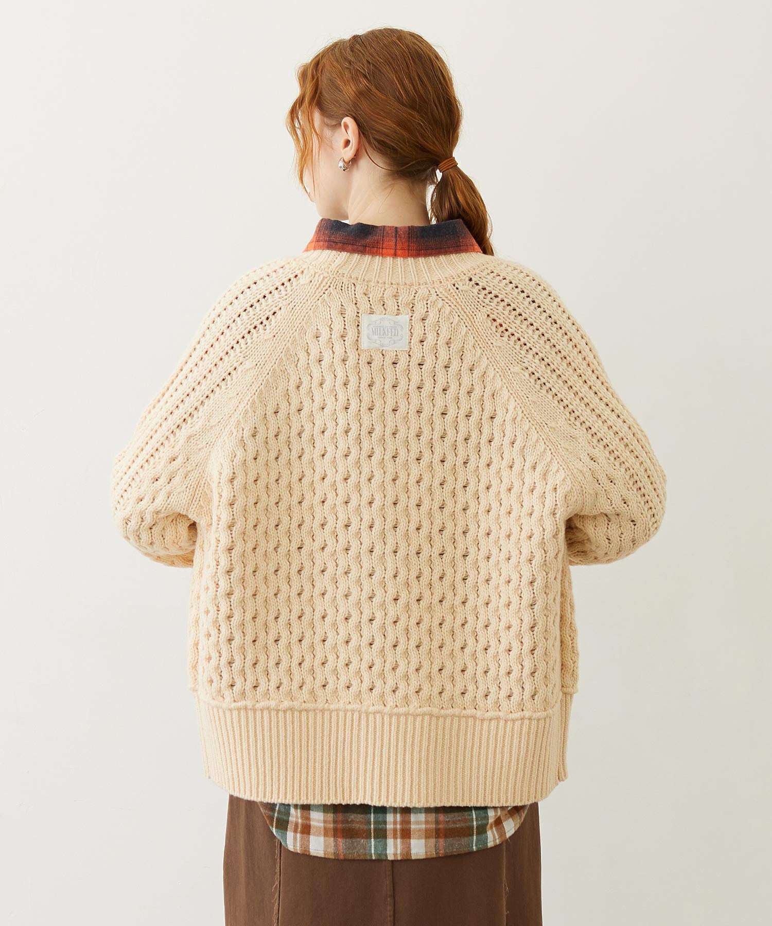 CABLE KNIT CARDIGAN