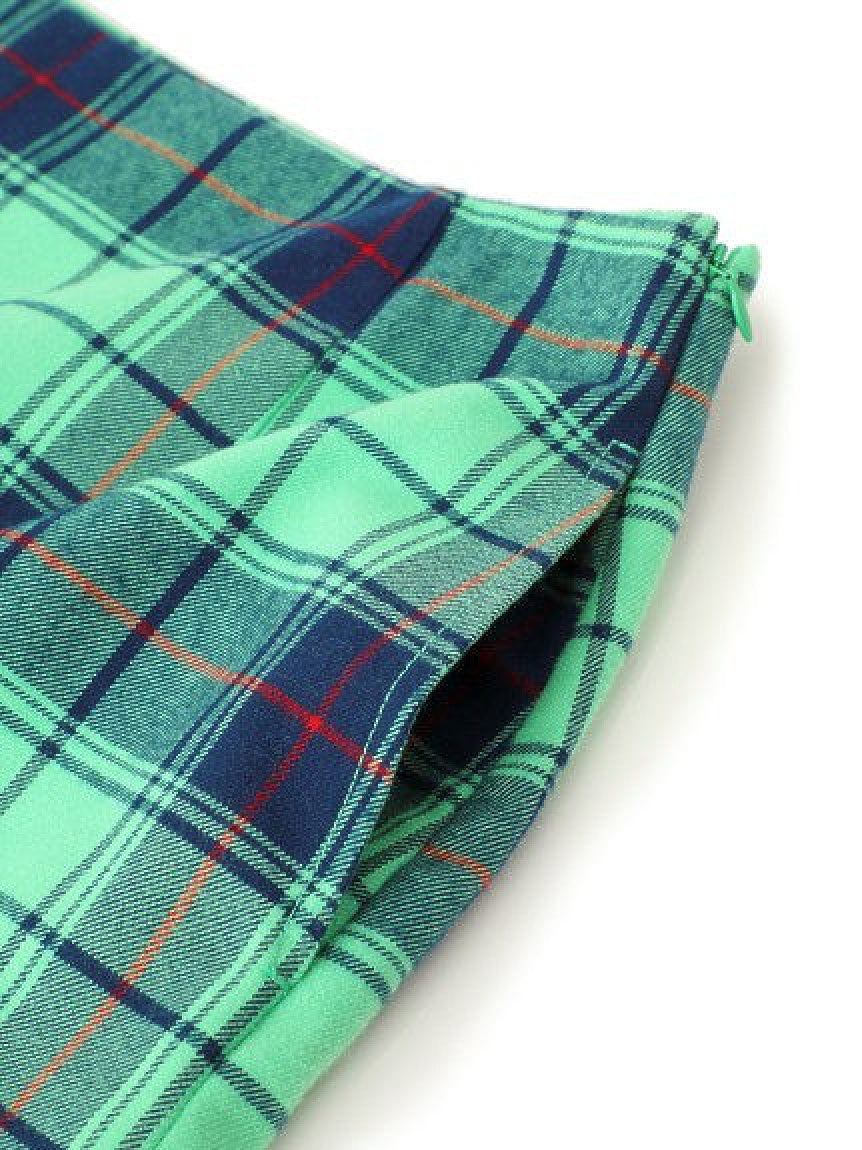 PLAID SKIRT X-girl