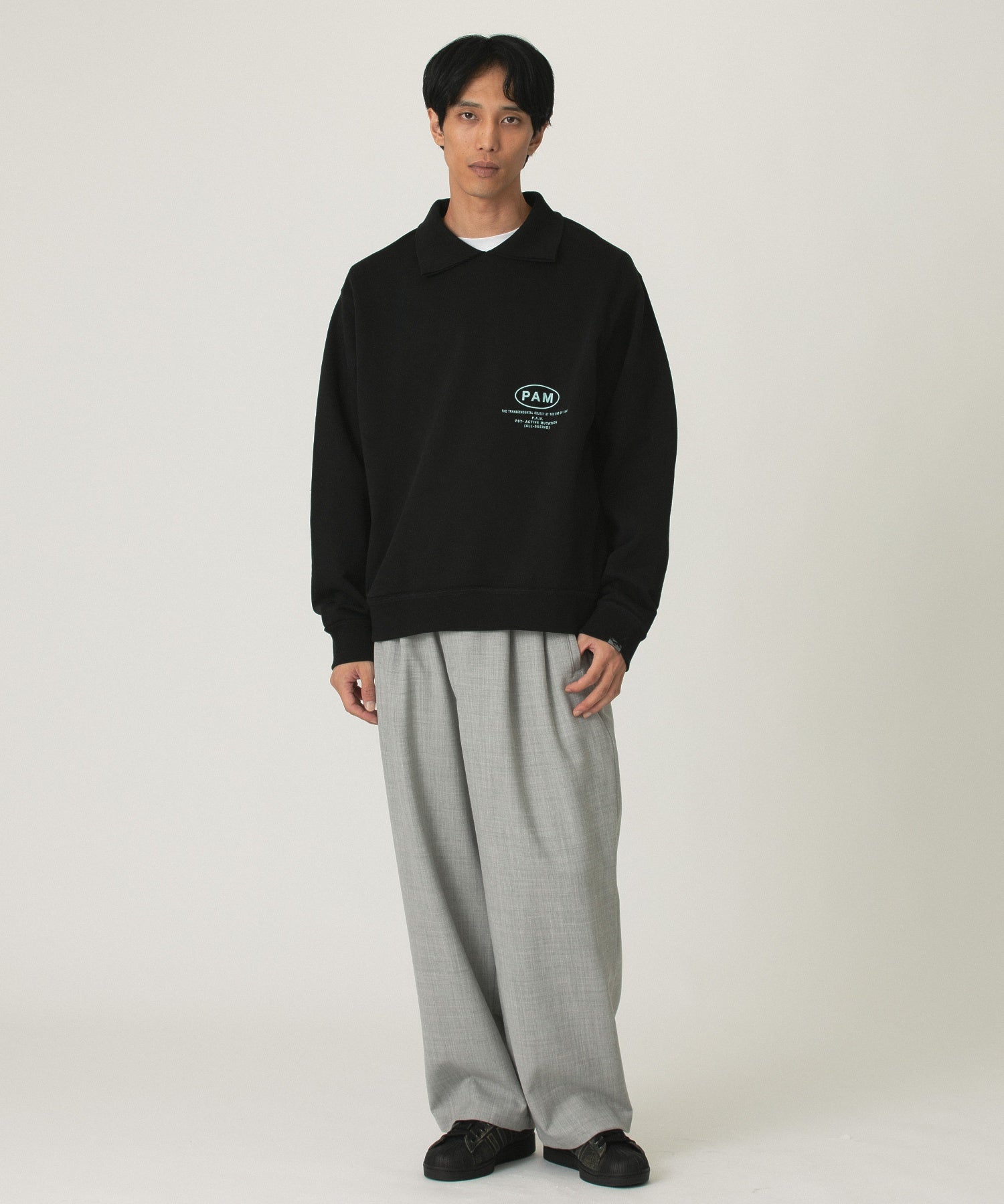 PERKS AND MINI/パークスアンドミニ/BETWEEN CHAOS COLLARED SWEAT 3850