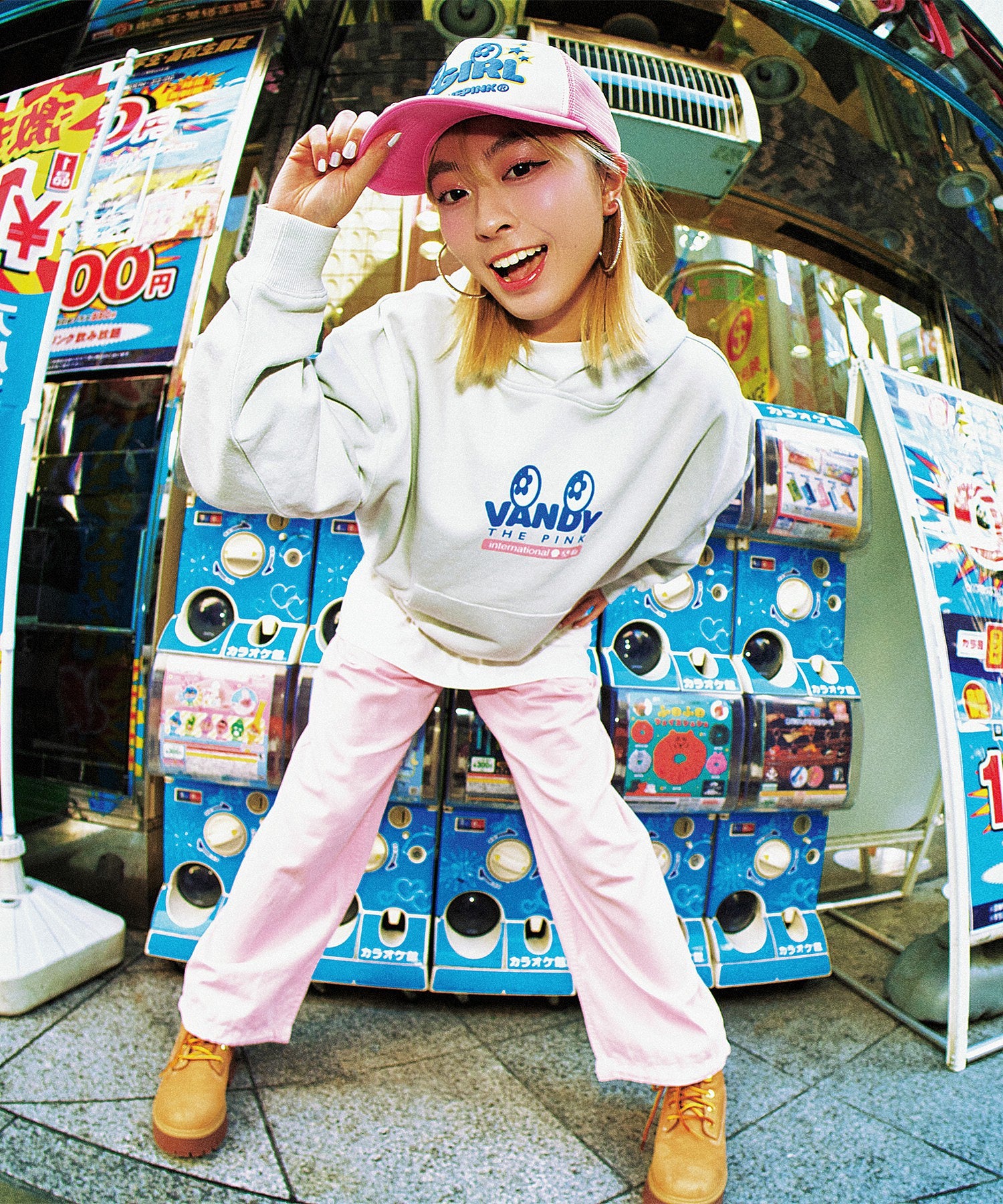 X-girl × VTP TRUCKER CAP