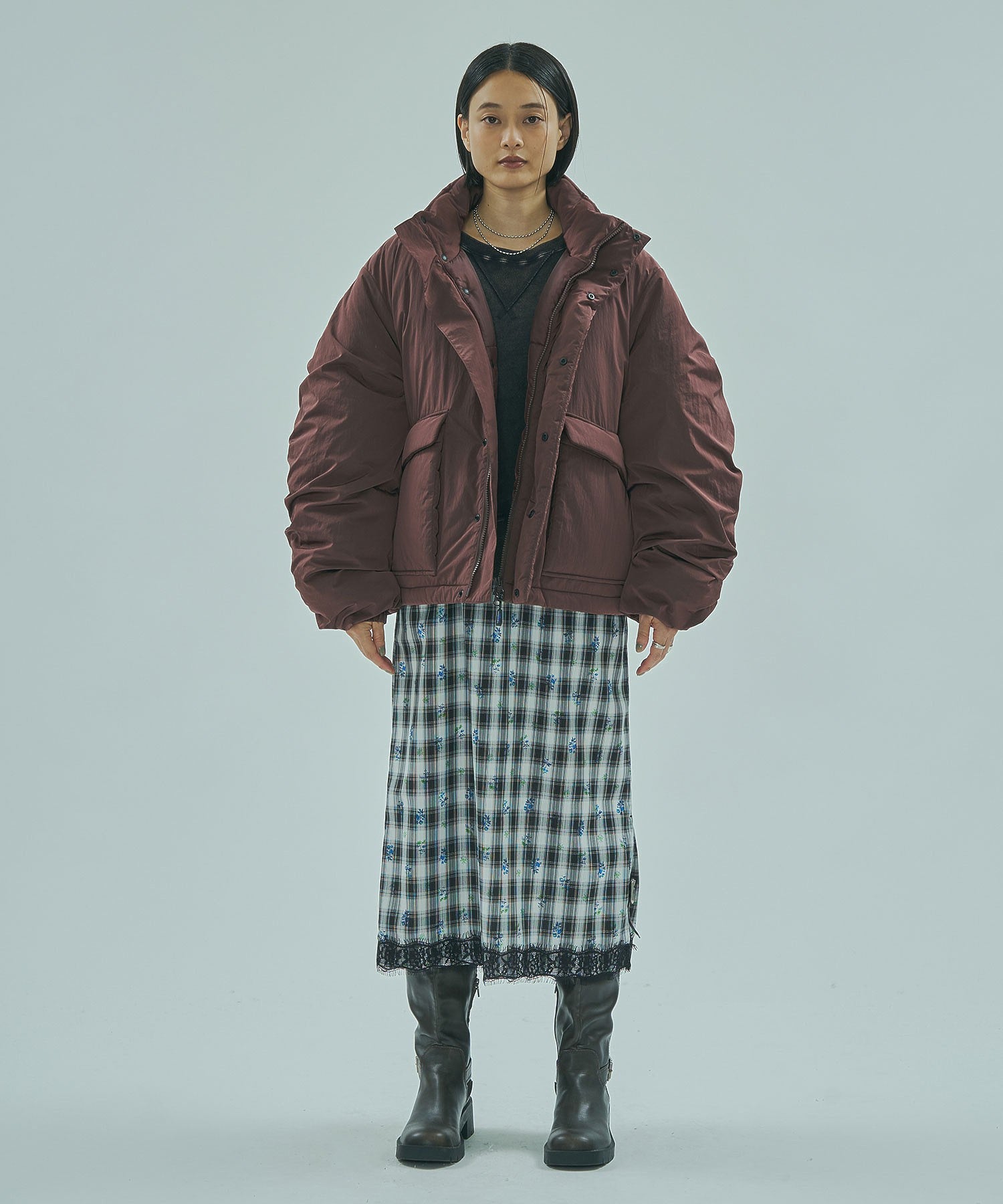 model:163cm 着用サイズ:M