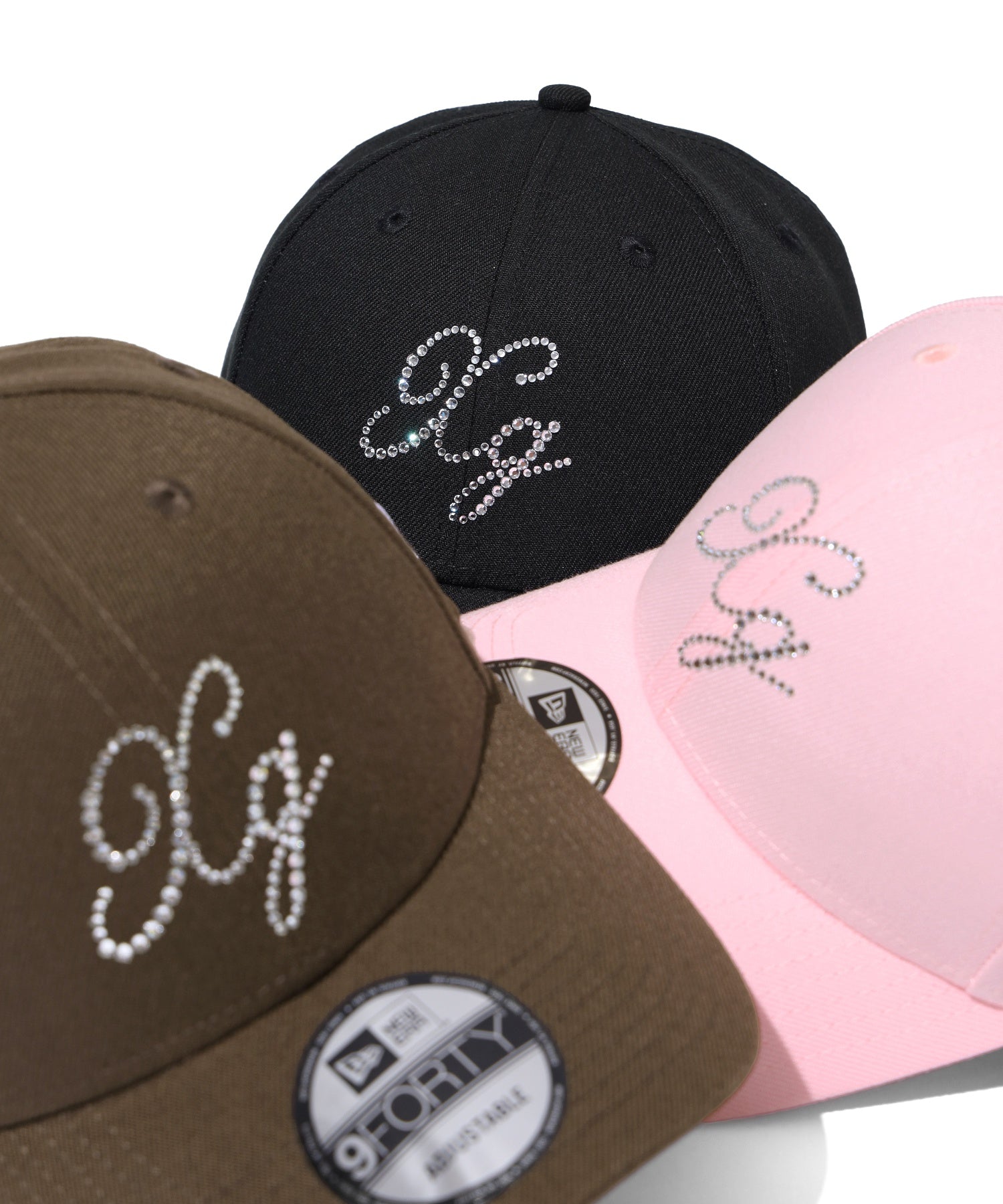 X-girl × NEW ERA(R) 9FORTY RHINESTONE LOGO CAP