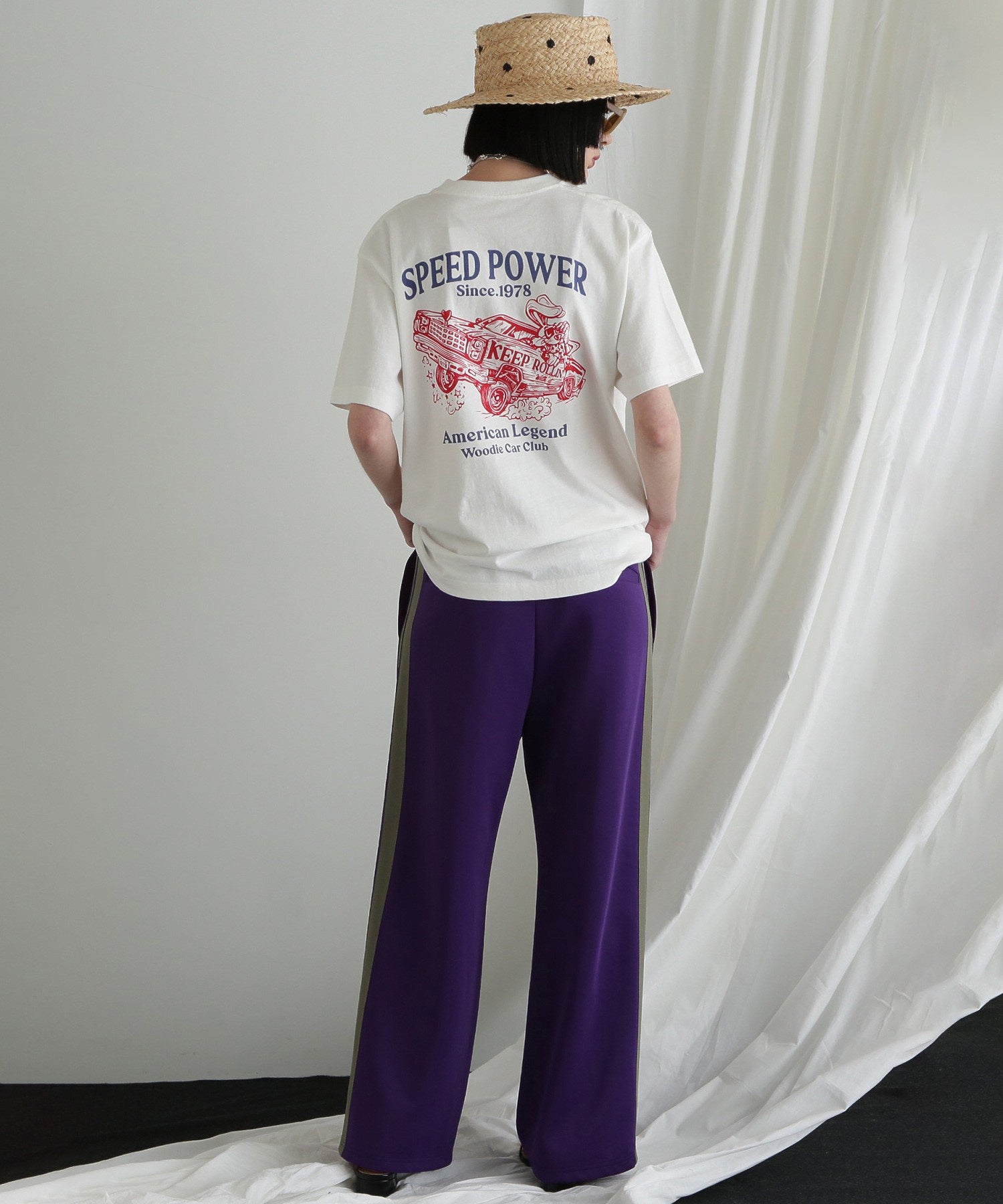 【WEB・一部店舗限定】クラシックカーイラストTシャツ