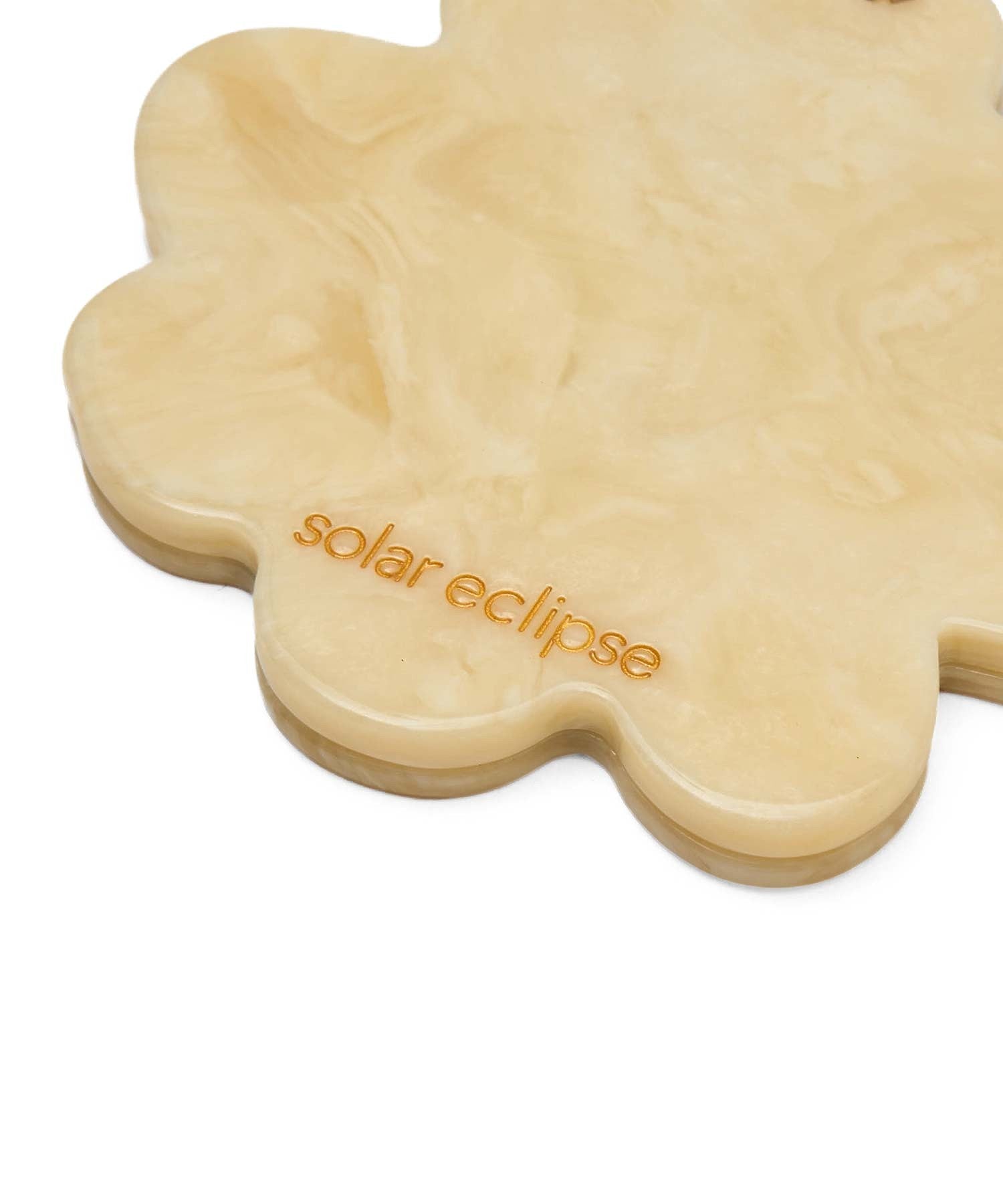 SOLAR ECLIPSE/HAND-PAINTED COMPACT MIRROR
