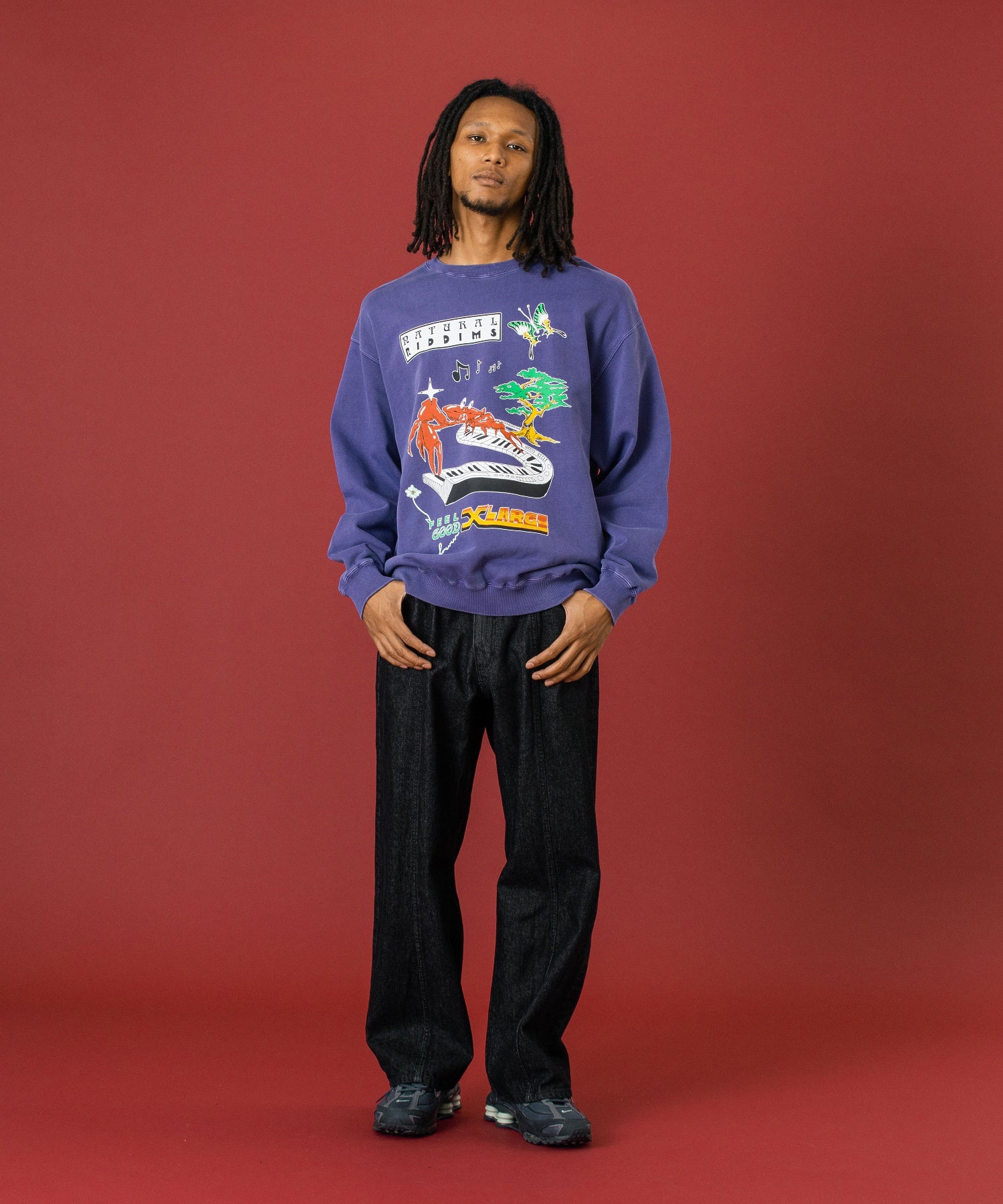 NATURAL RIDDIMS CREWNECK SWEATSHIRT