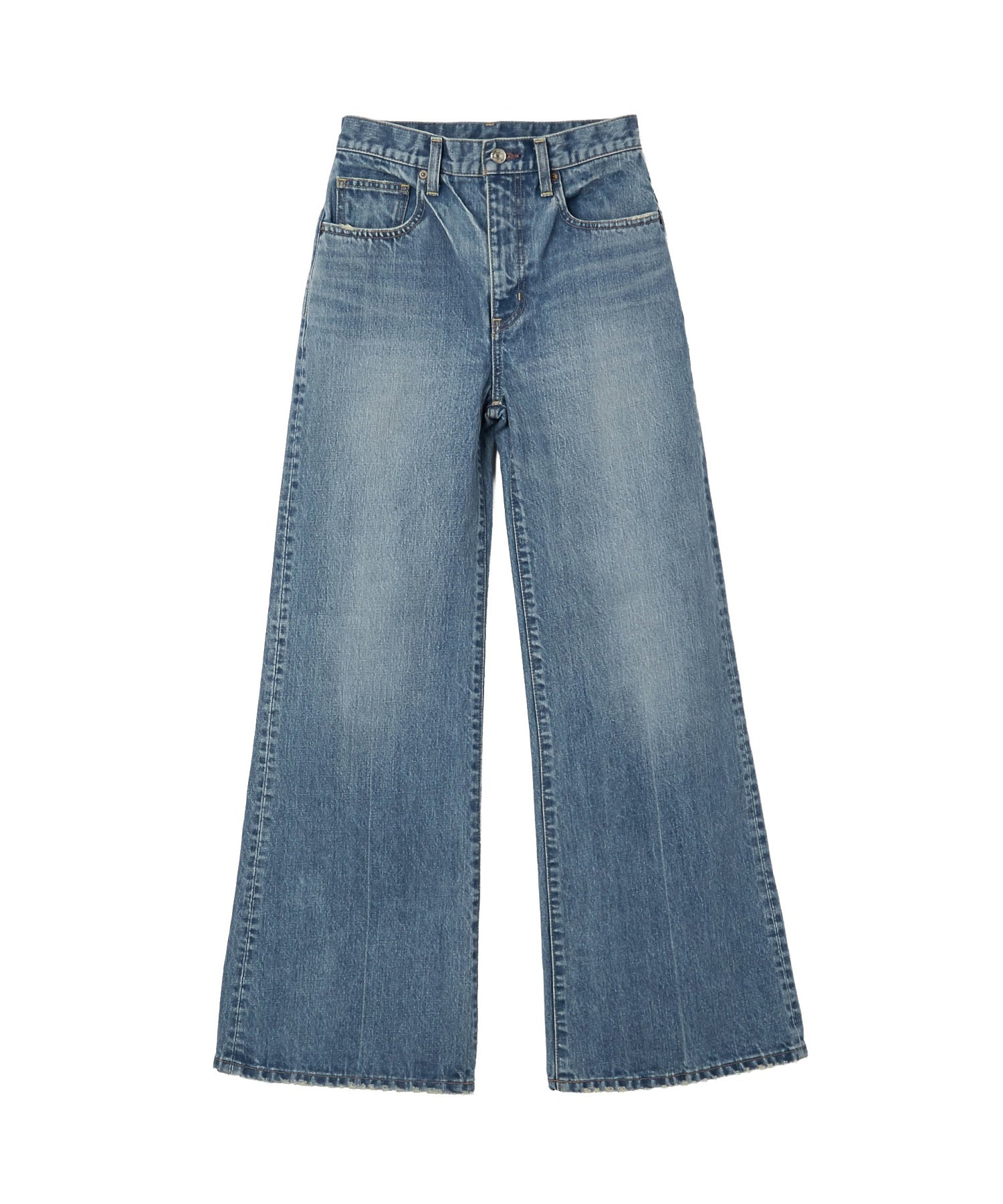 FLARED DENIM PANTS