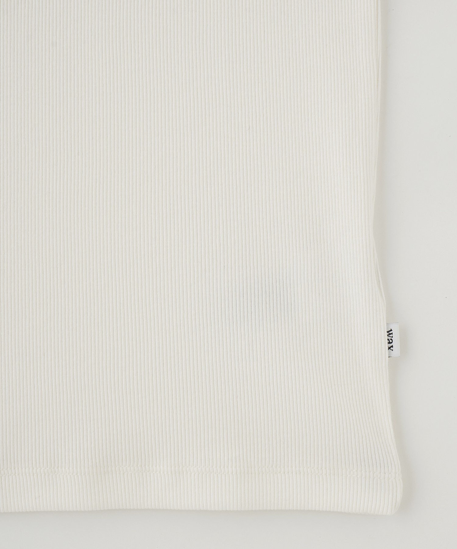WAX LONDON/ワックスロンドン/MONTAGUE VEST RIB SS25-TEE-MON-AXH-ECR