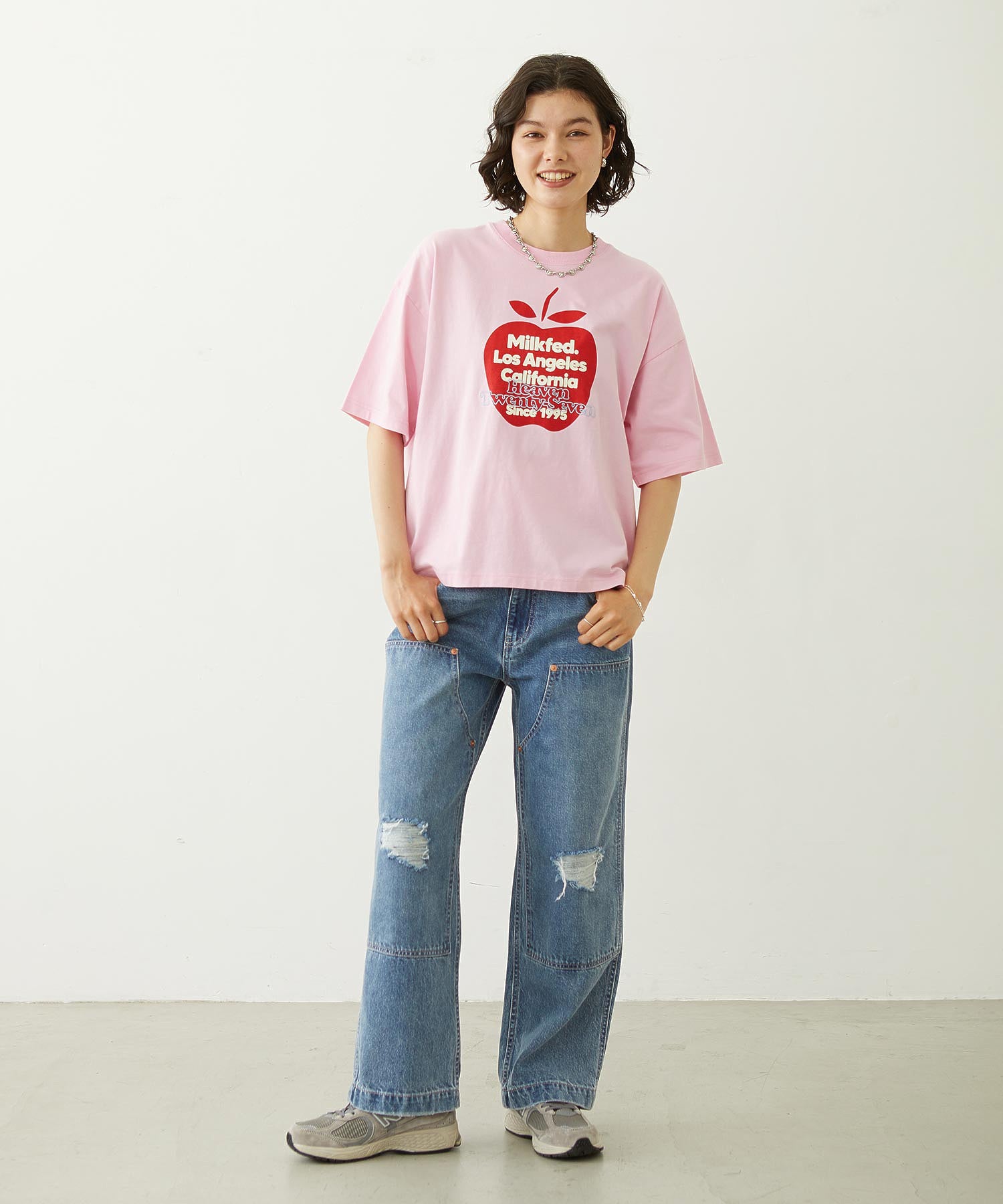 APPLE EMBROIDERY S/S TEE
