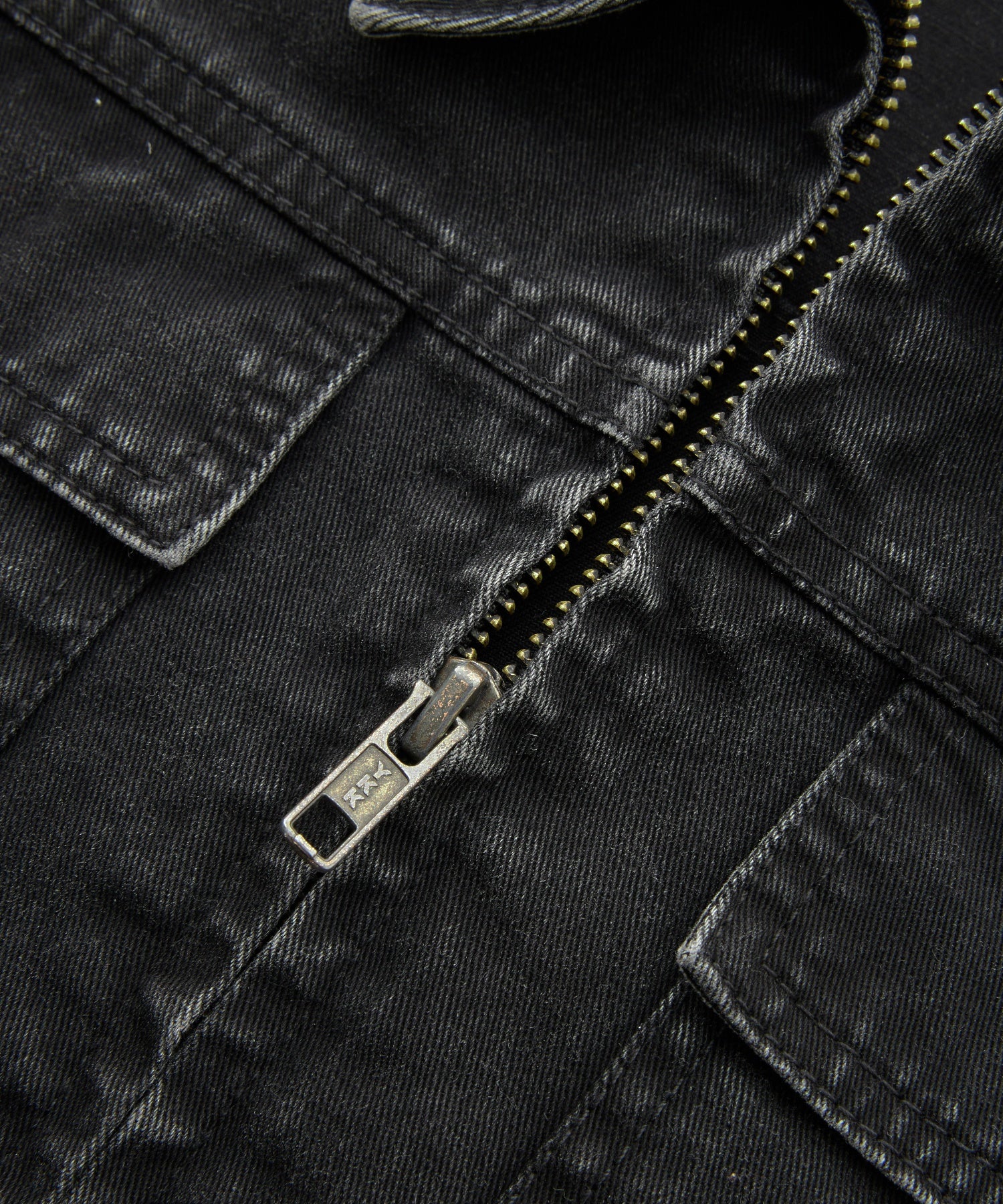 BELT POCKET CROPPED WORK SHIRT