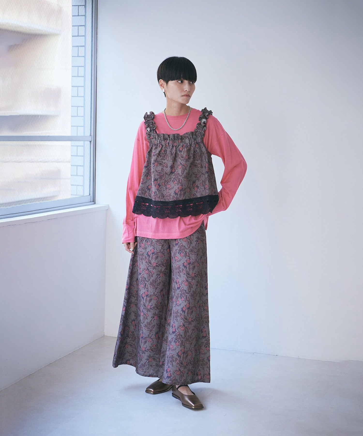 フルーツプリントキャミソール