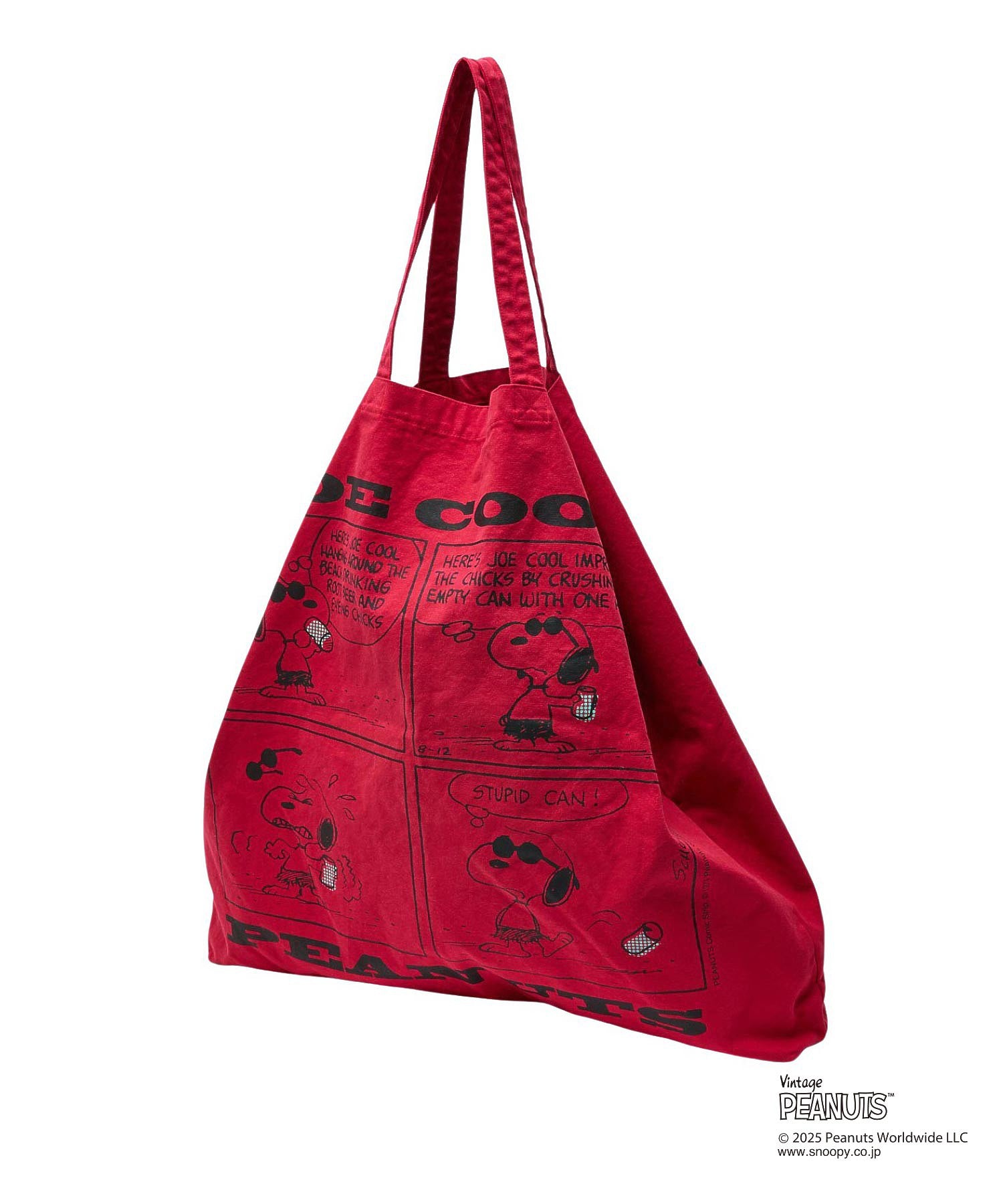 MILKFED. × PEANUTS JOE COOL COMIC BIG TOTE