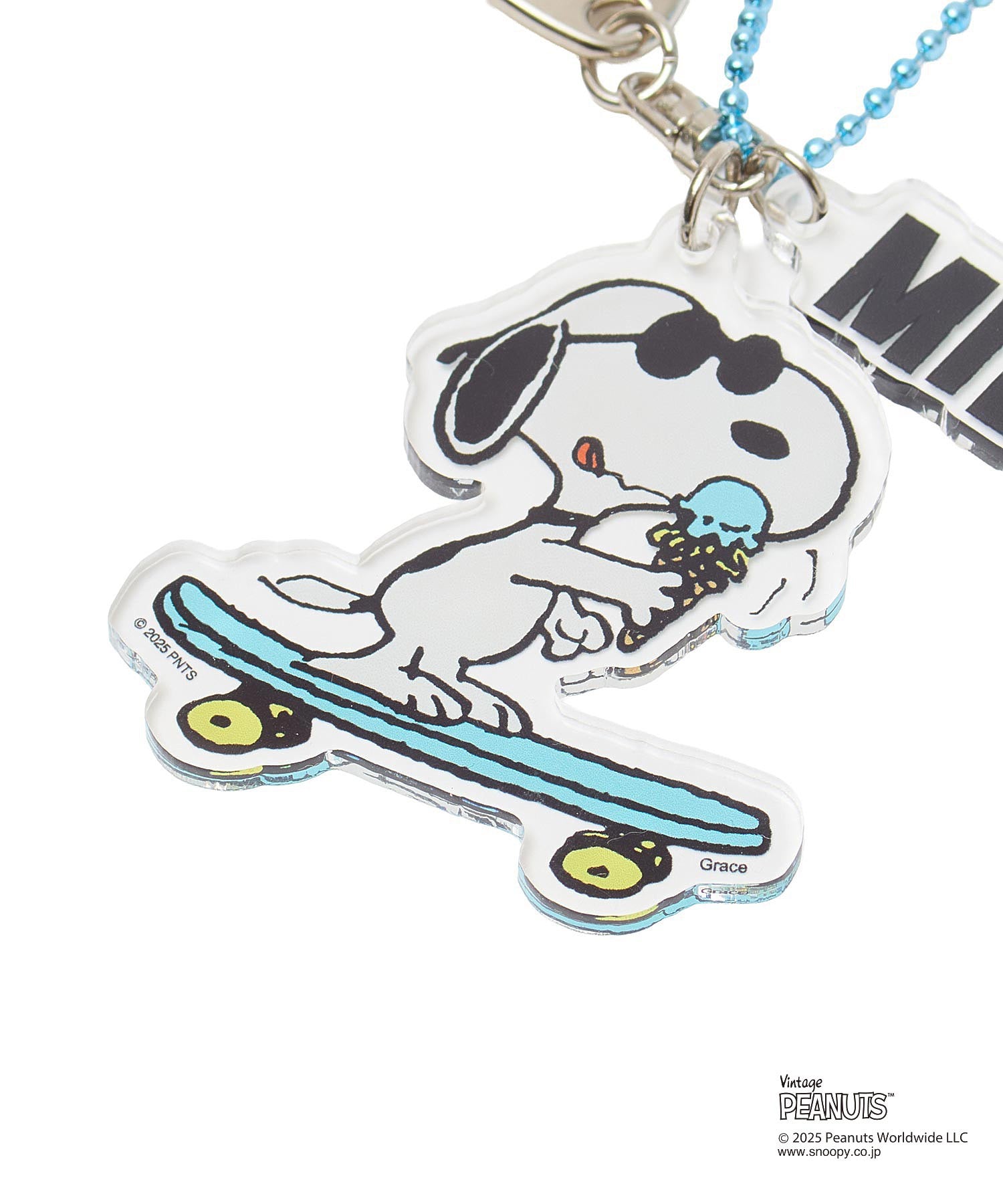 MILKFED. × PEANUTS JOE COOL KEYCHAIN