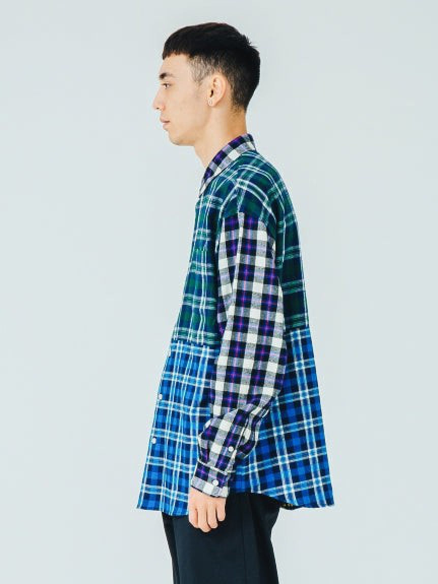 L/S PATCHWORK SHIRT SILAS