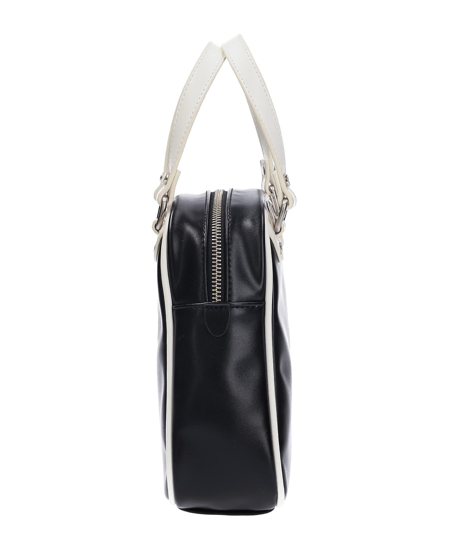 FAUX LEATHER 2WAY BOSTON BAG X-girl