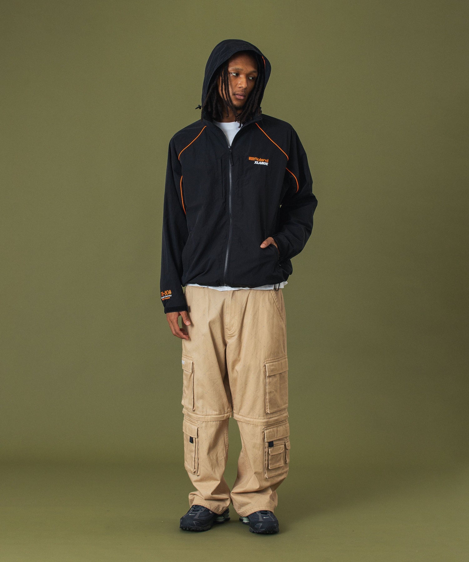 XLARGE×ROLAND PIPING HOODED JACKET