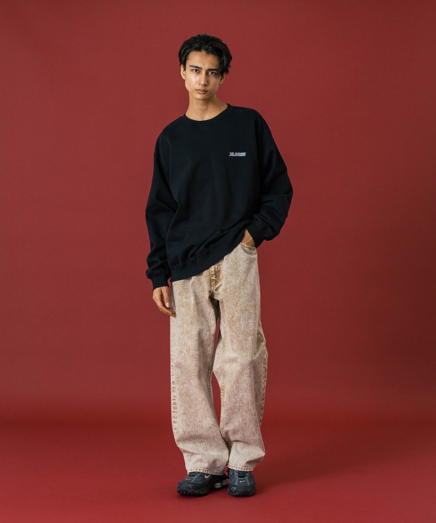 OVERDYED DENIM PANTS
