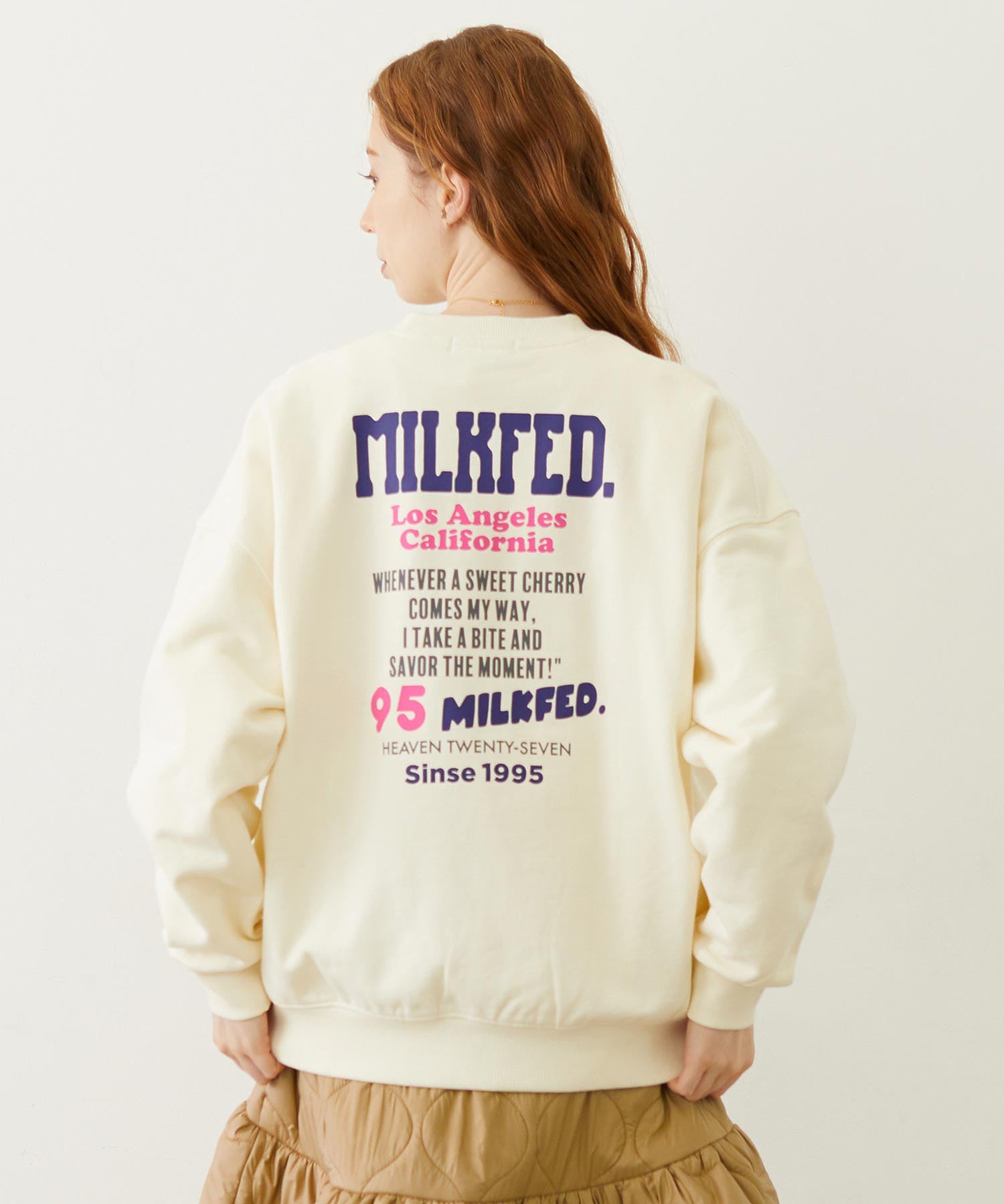 CIRCLE LOGO SWEAT TOP