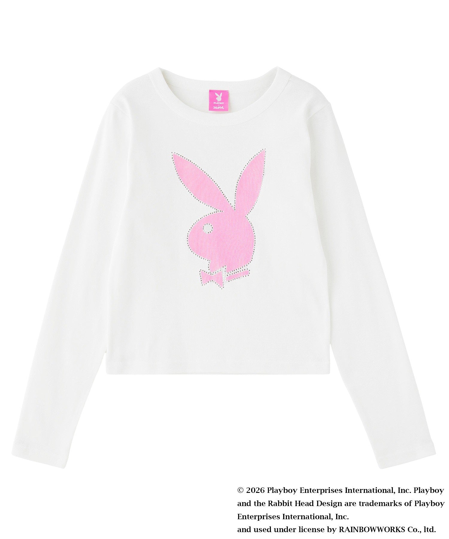 PLAYBOY × X-girl L/S BABY TEE