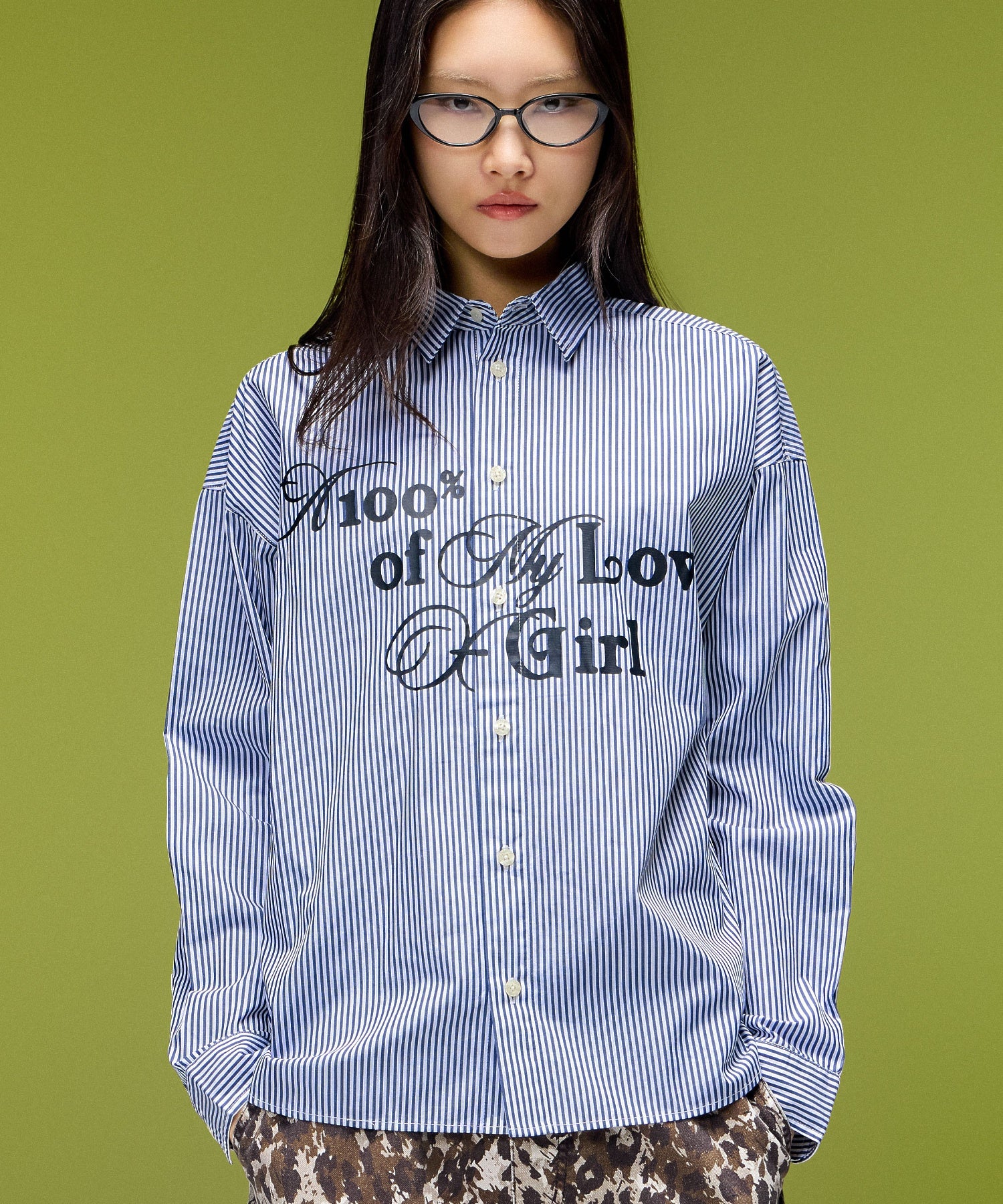 MIX FONT LOGO L/S SHIRT