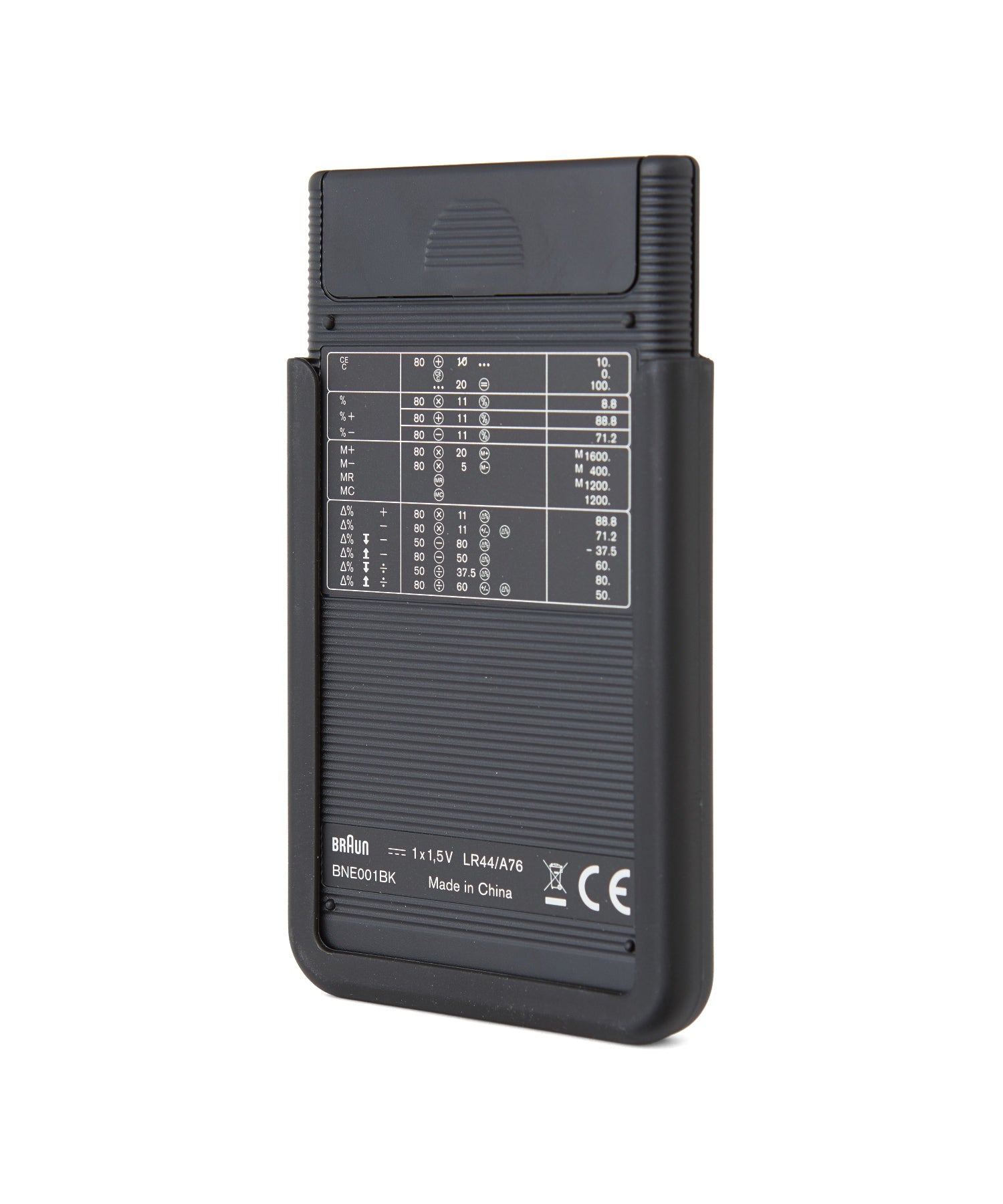 BRAUN Calculator BNE001BK（ブラウン 電卓 計算機 ブラック）