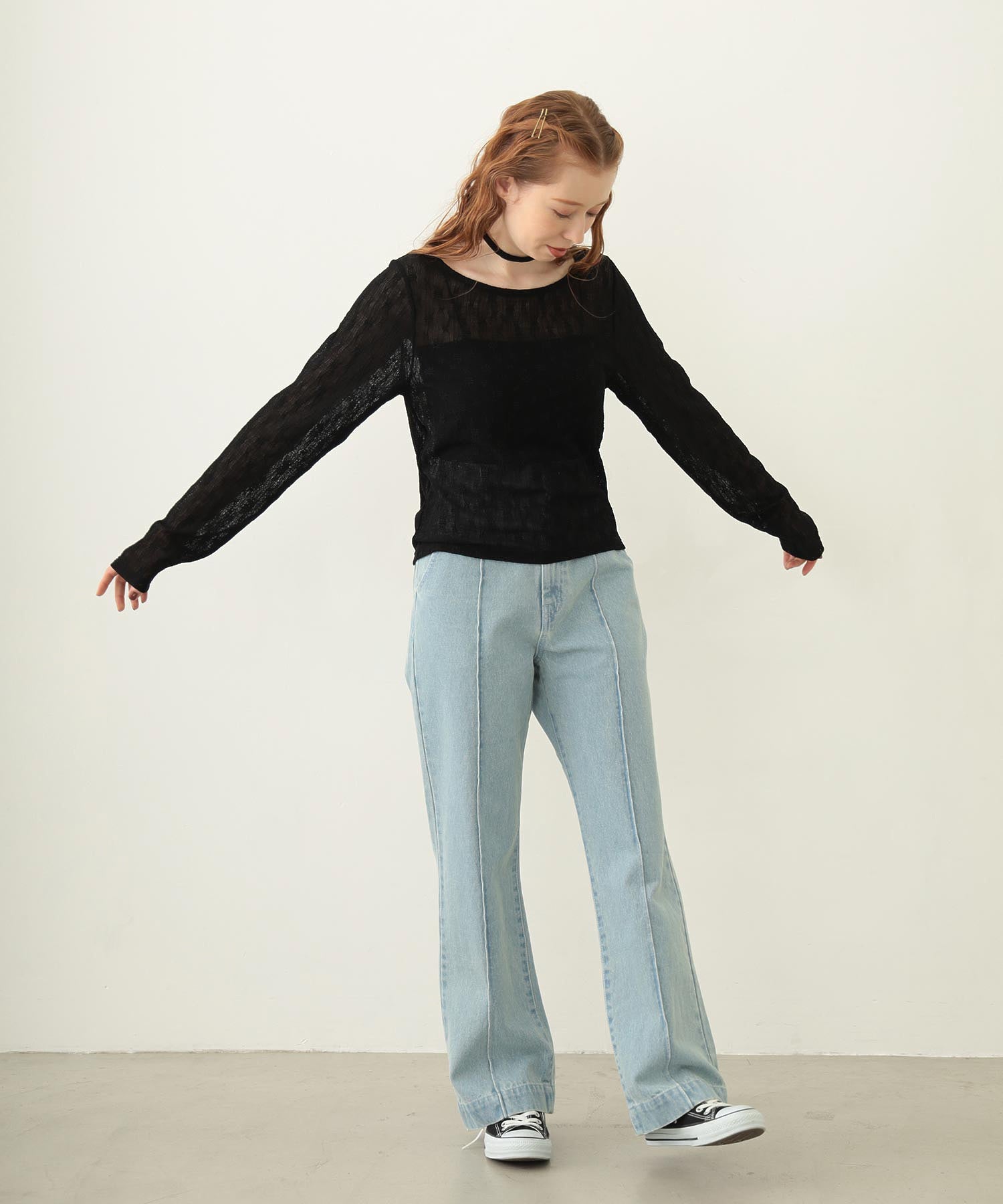 LACE L/S TOP