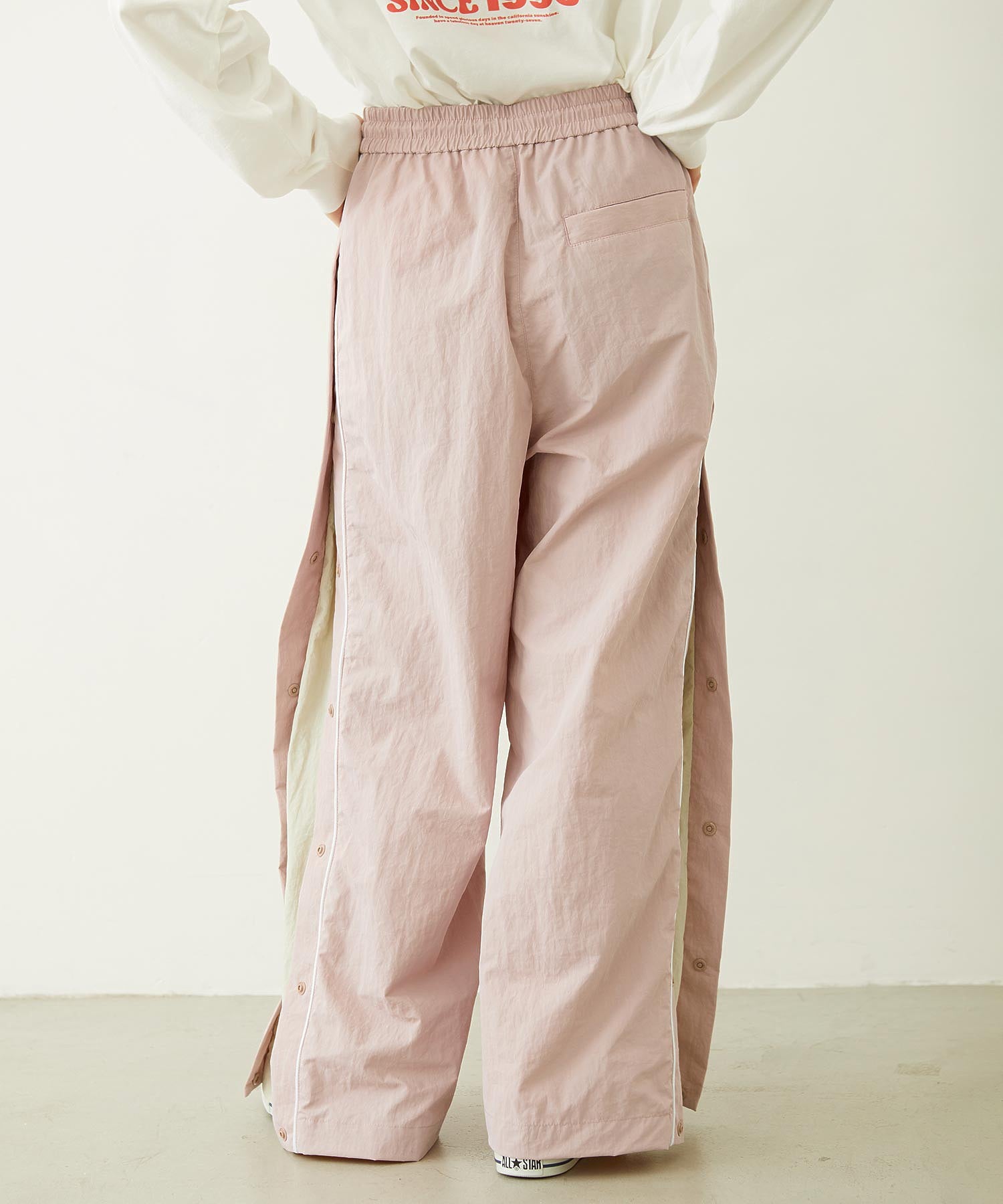 CUTOUT LOGO TRACK PANTS