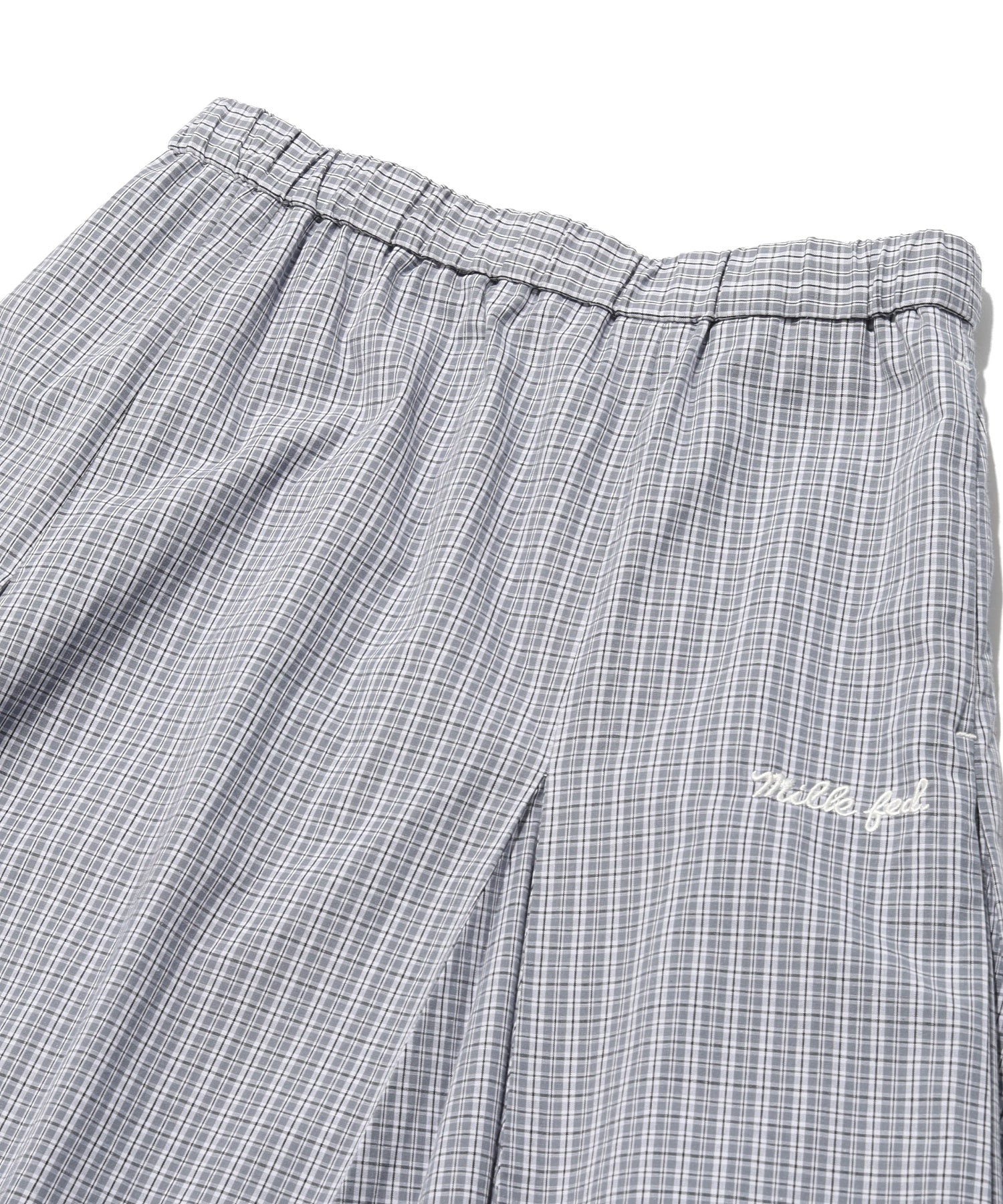 PLAID PATTERN LONG SKIRT