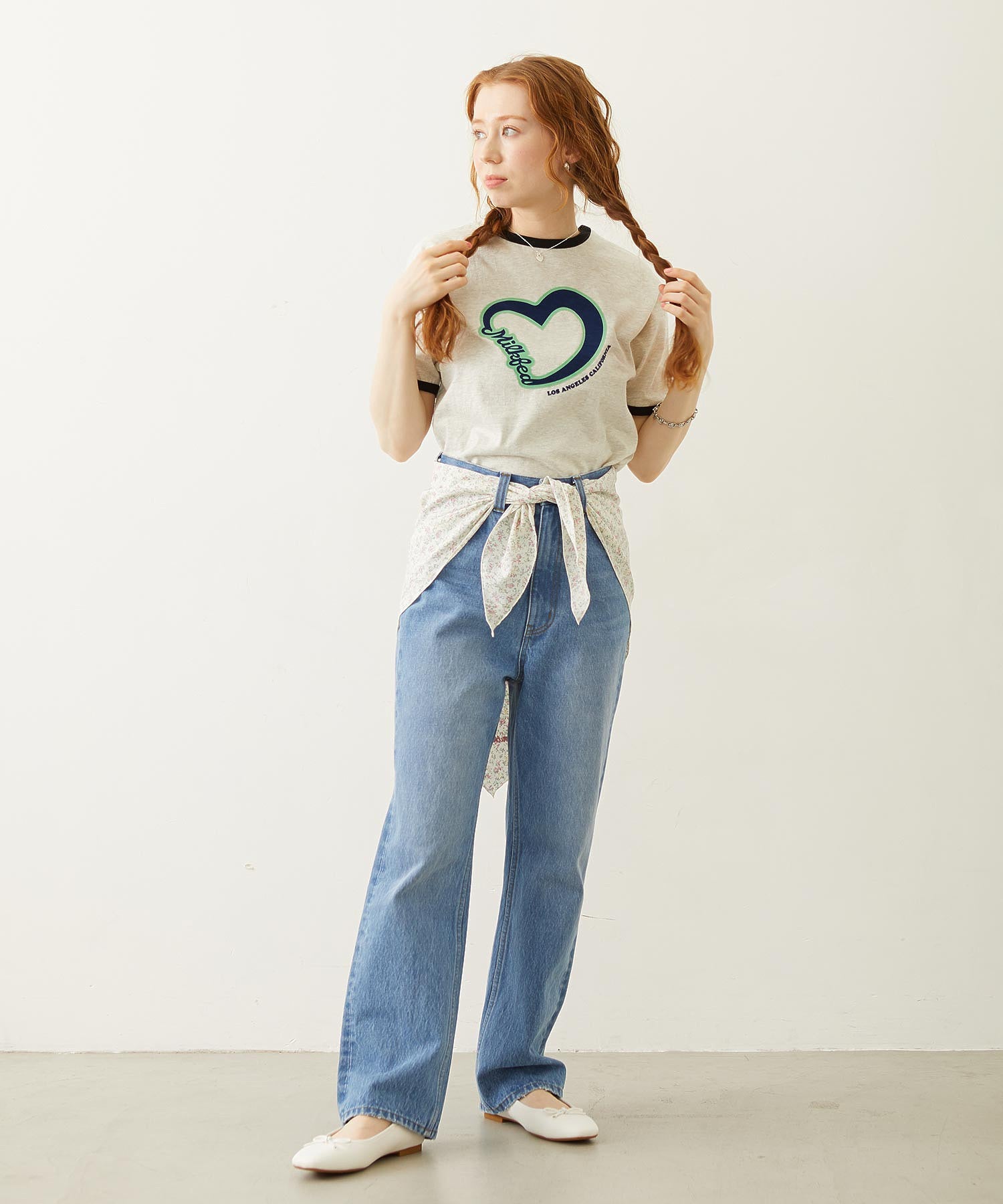 STRAIGHT DENIM PANTS