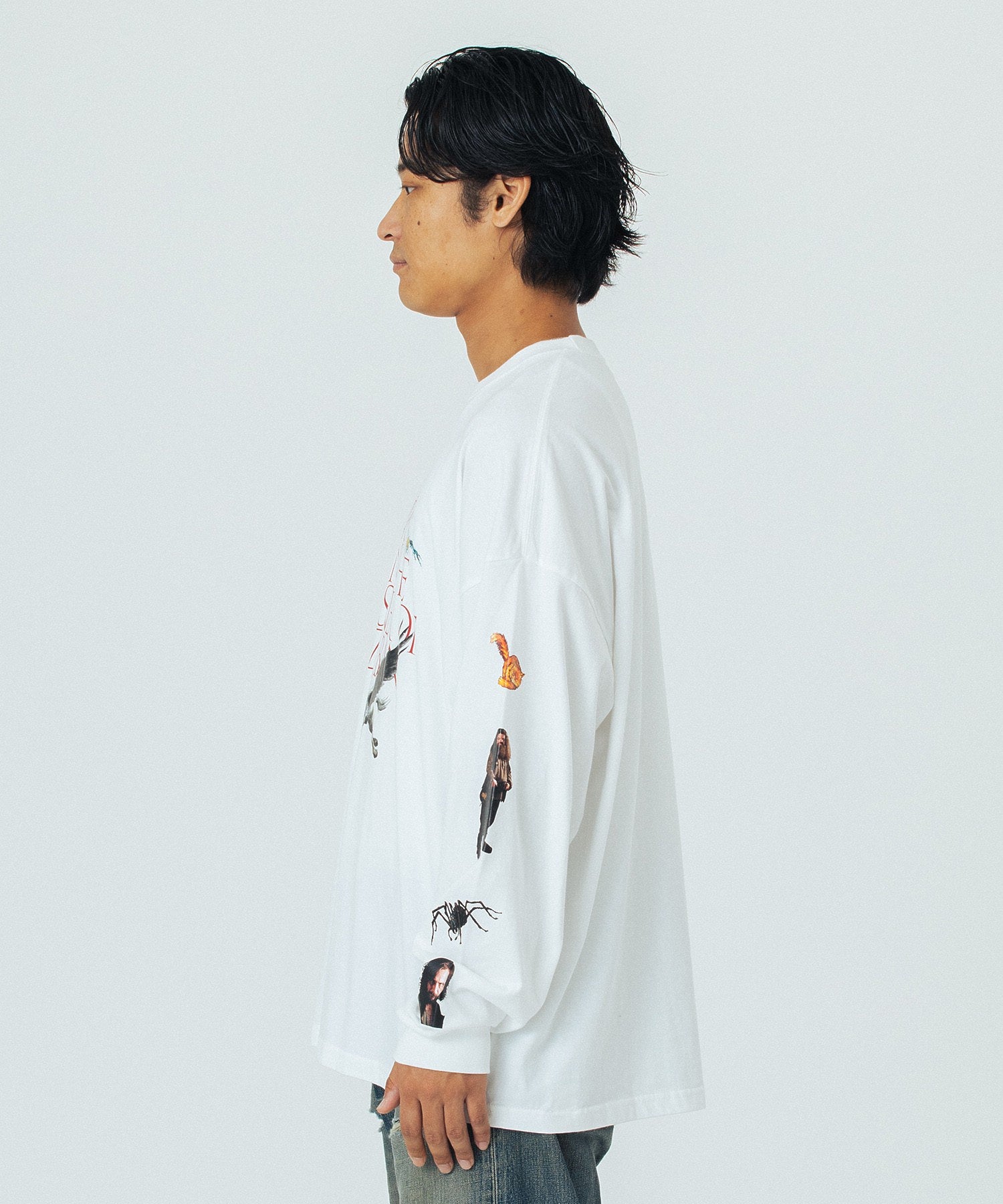 model:173cm 着用サイズ:L
