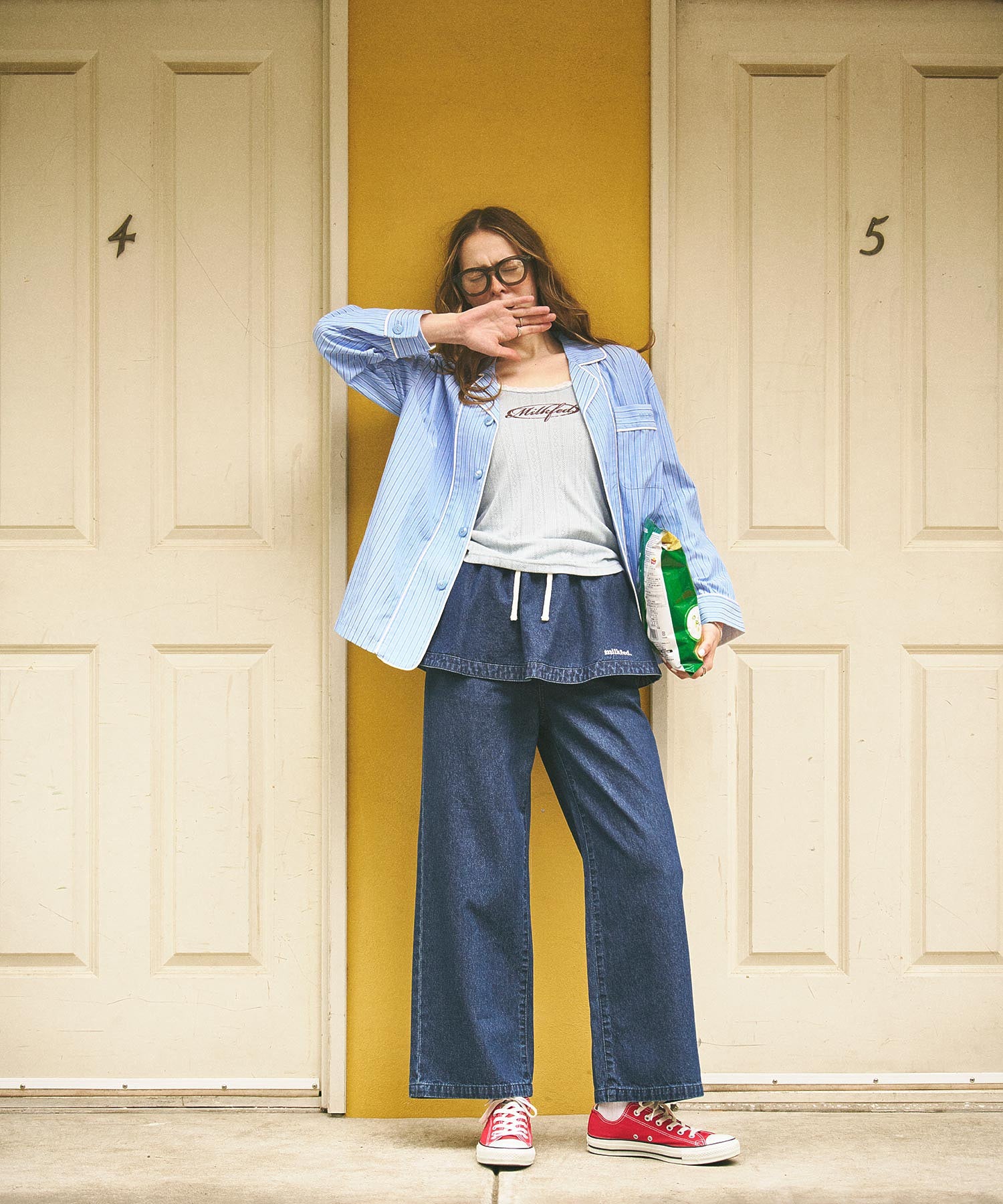 OVAL LOGO LACE CAMISOLE