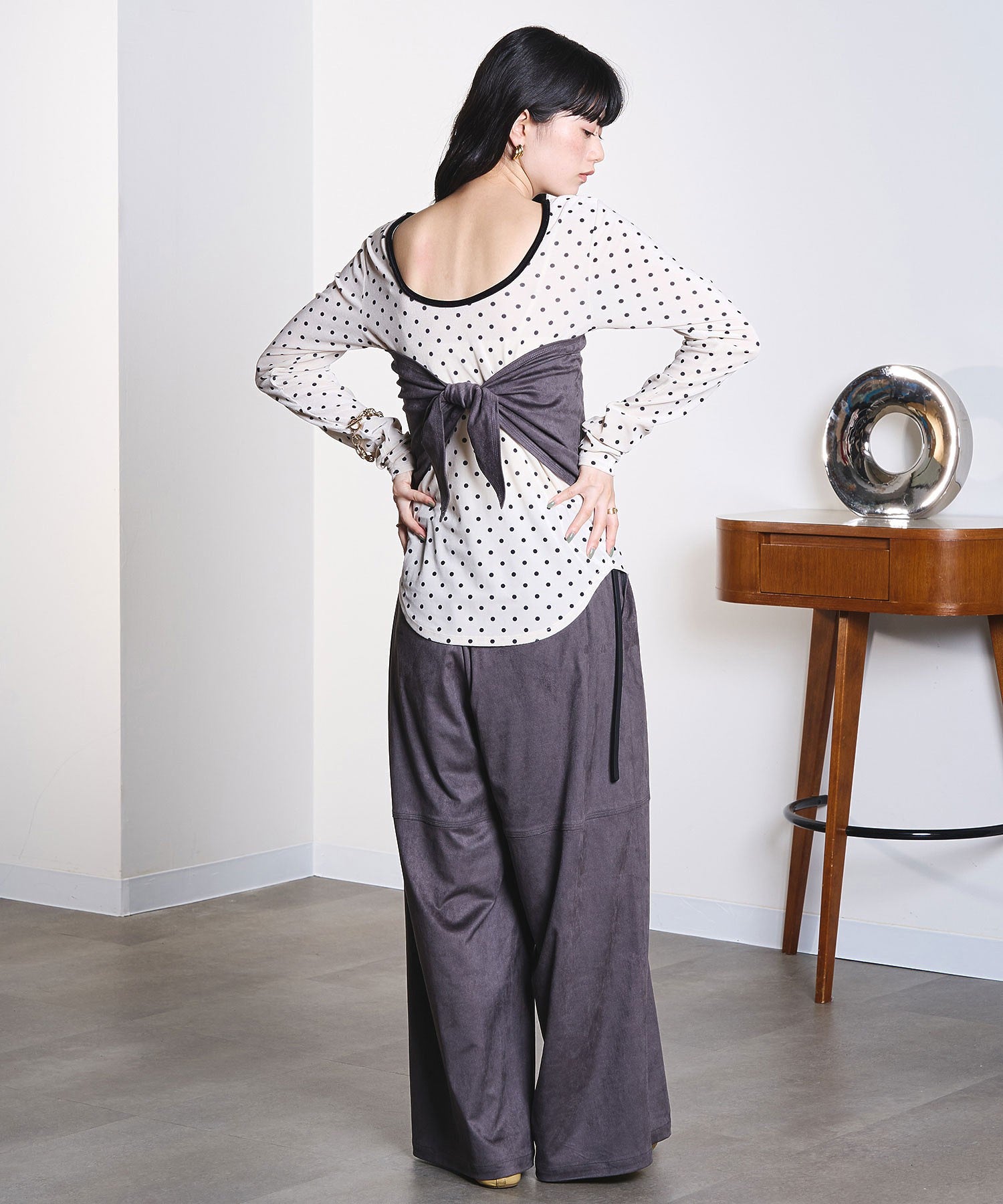 model:163cm 着用サイズ:S