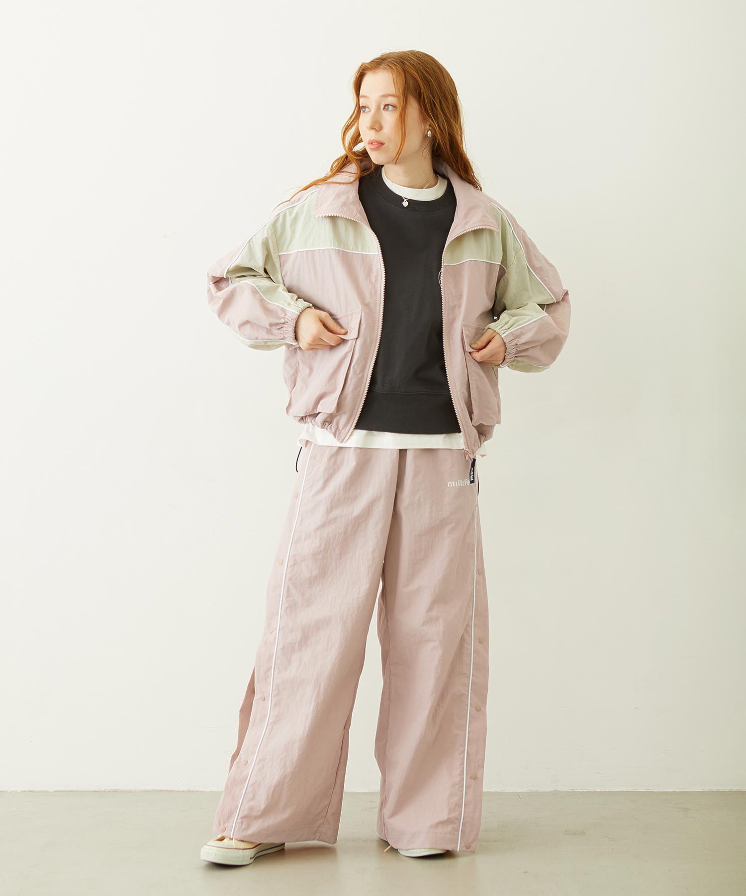 CUTOUT LOGO TRACK JACKET