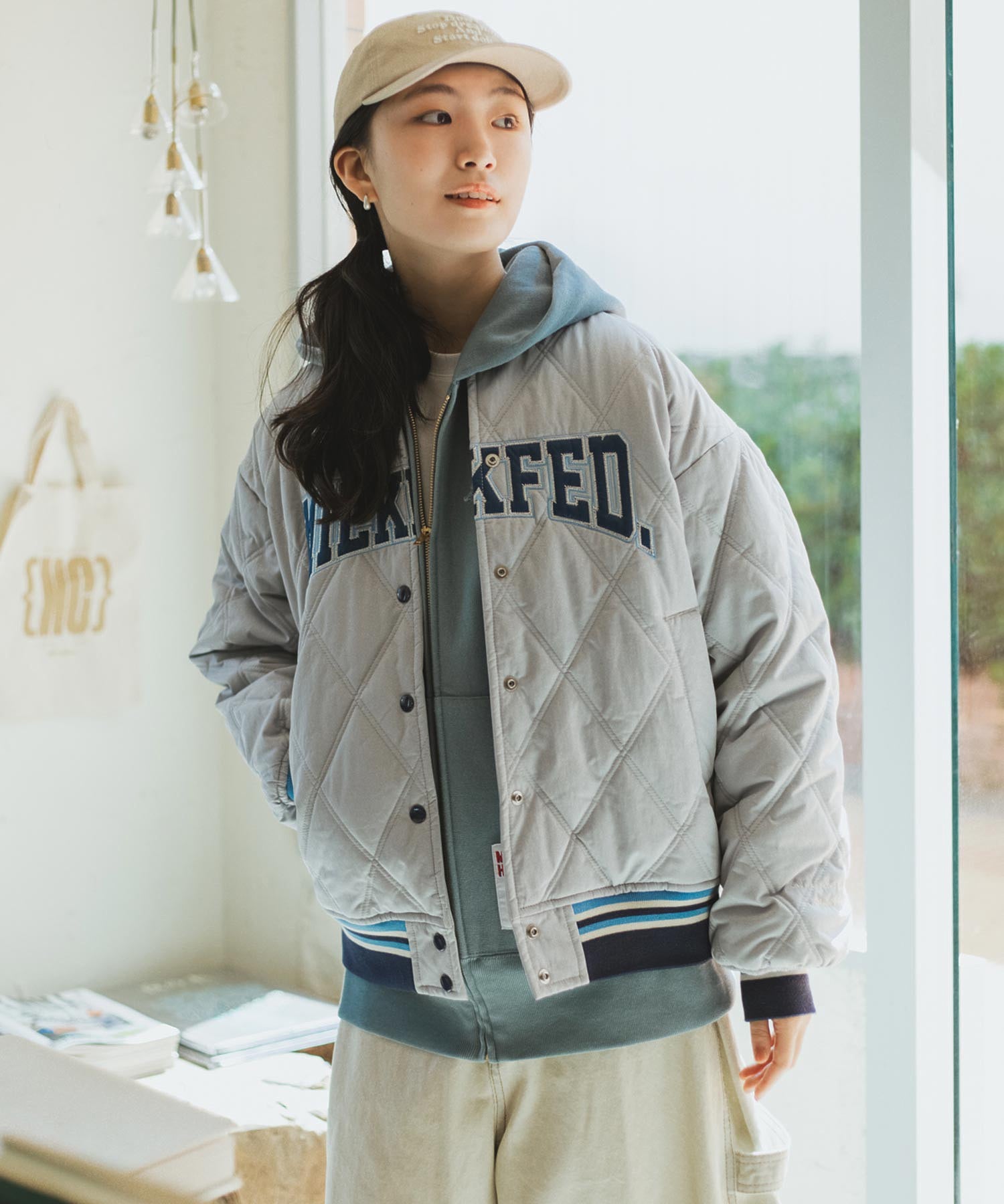 MILKFED. × CHAMPION SWEAT ZIP HOODIE