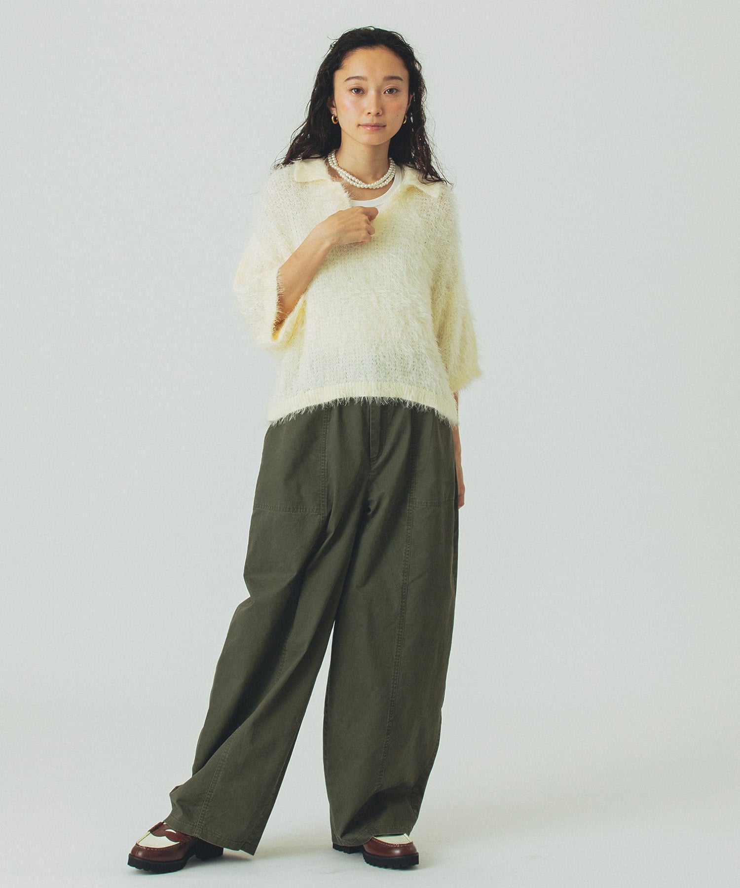 model:161cm 着用サイズ:S