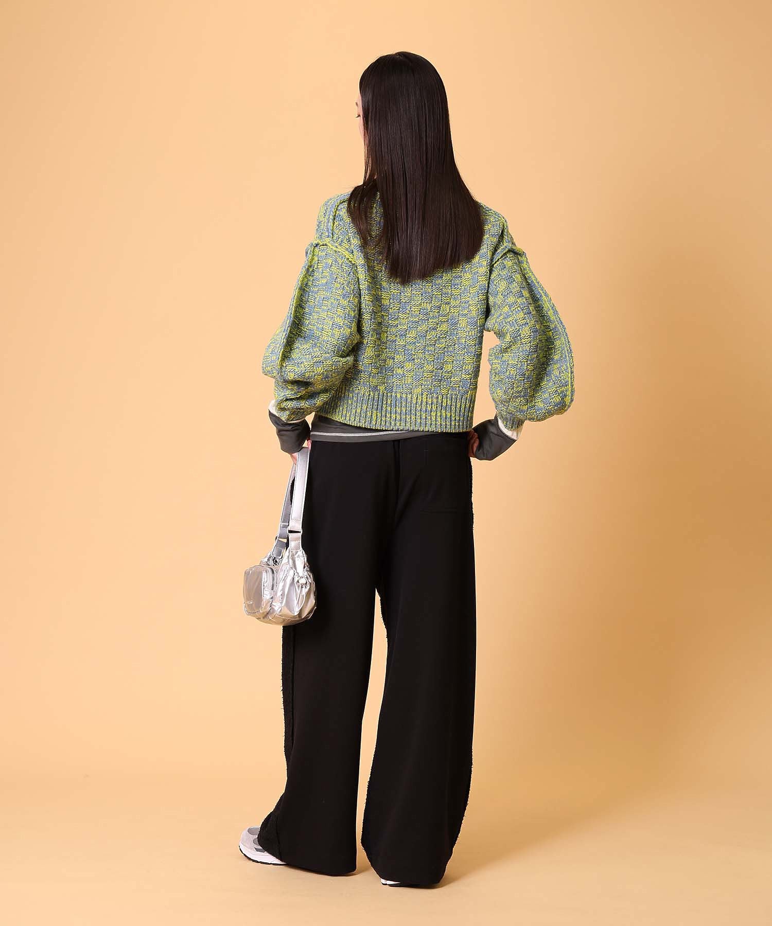 ミックスニットプルオーバー