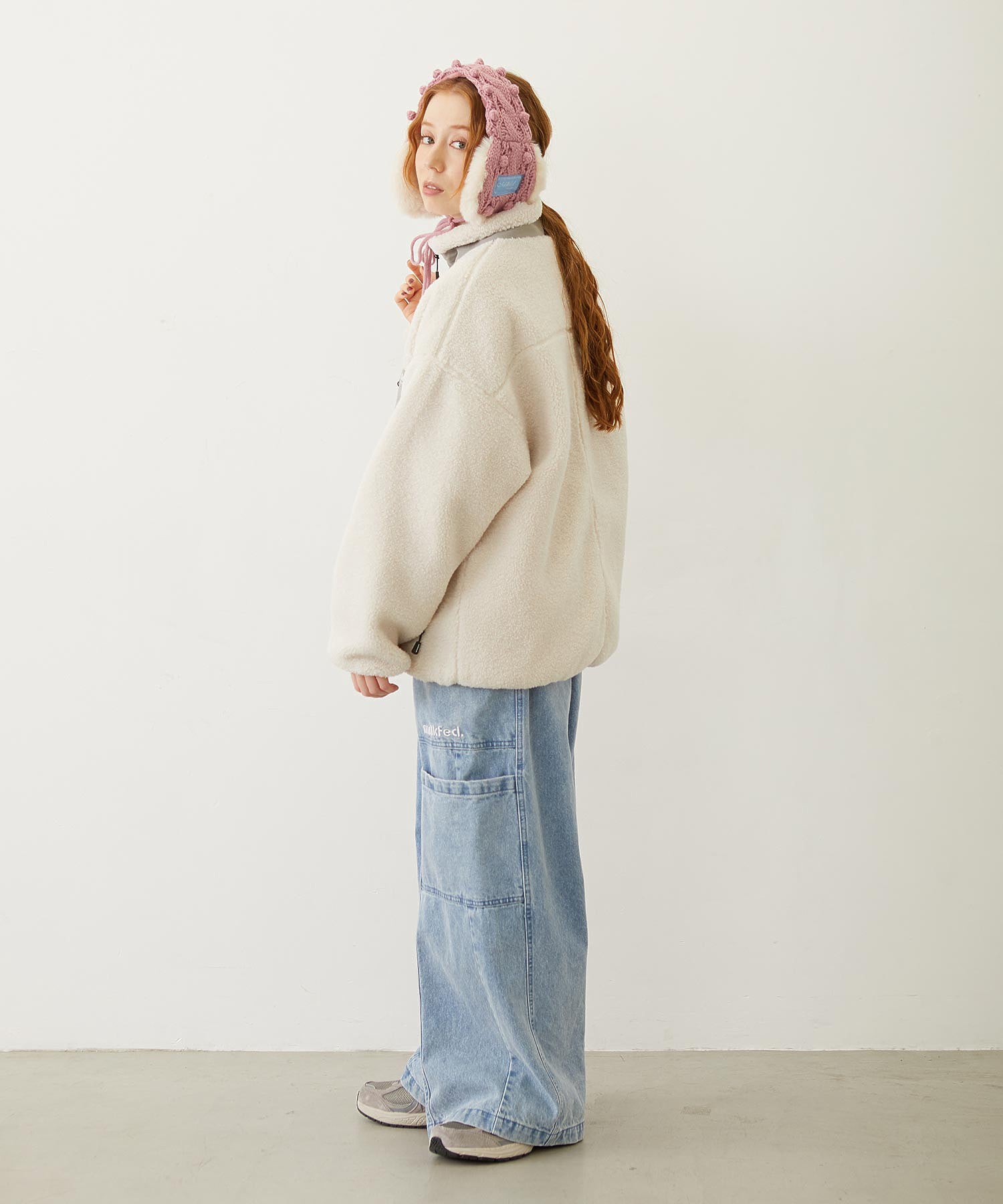 CABLE KNIT EARMUFFS