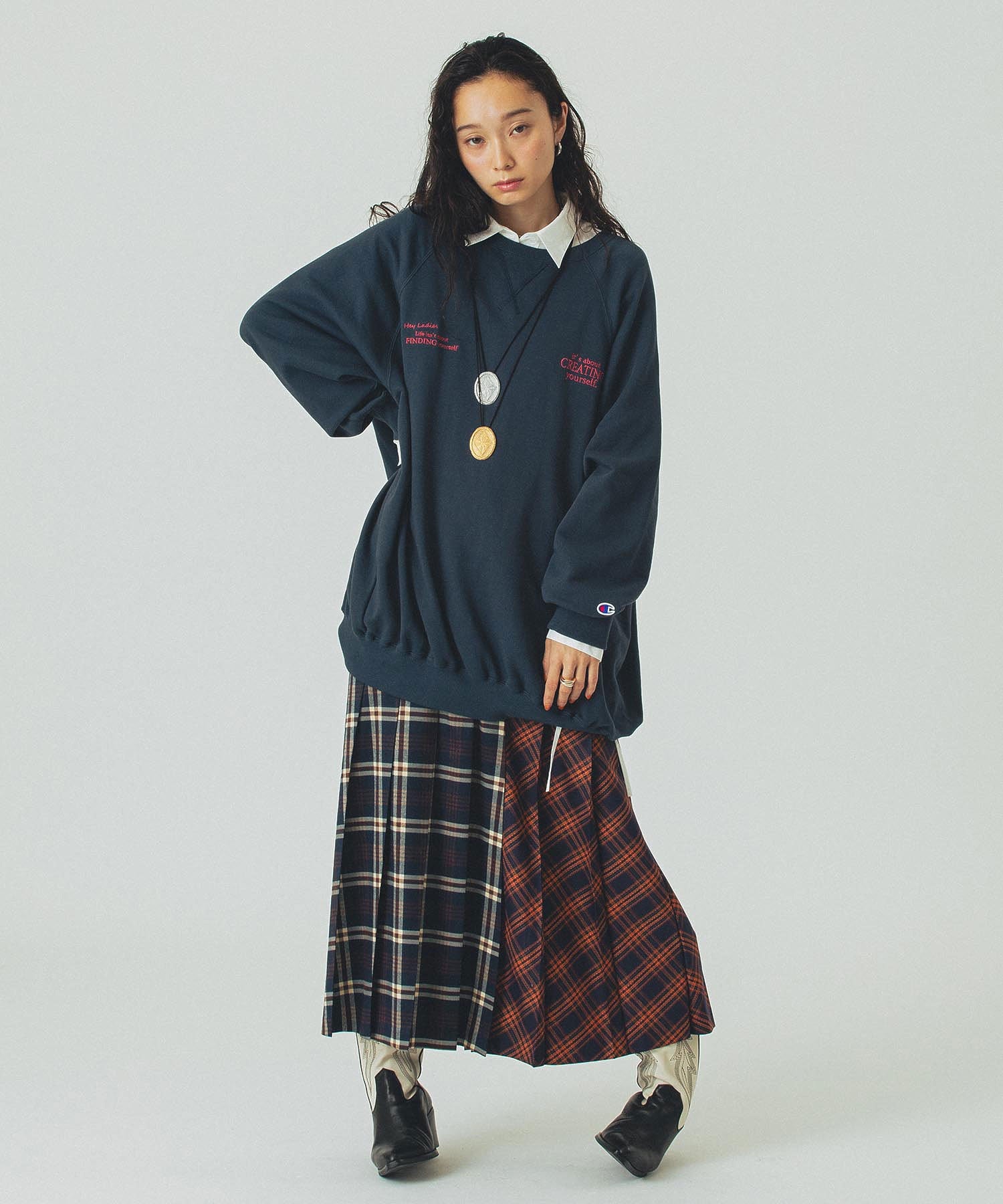 model:161cm 着用サイズ:ONE SIZE