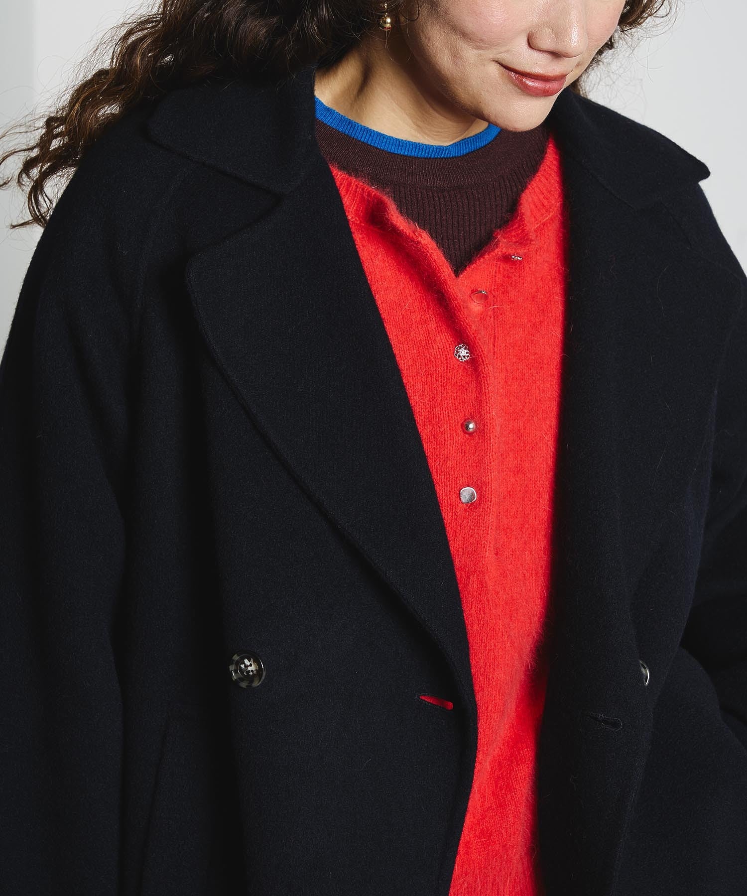 FOX BLEND HENLEY NECK KINT