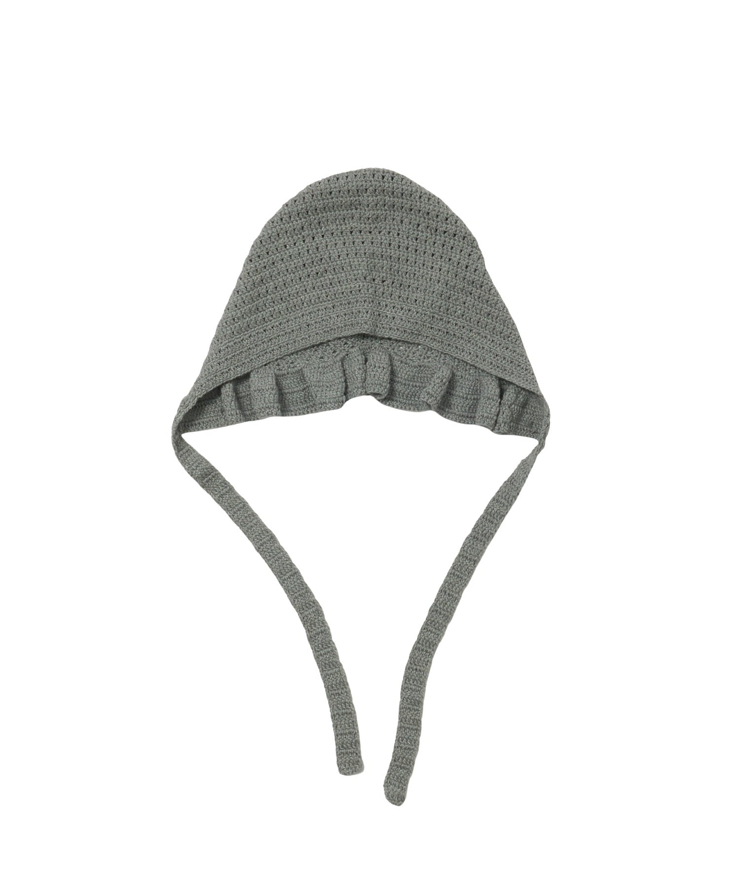 FRILL KNIT BONNET