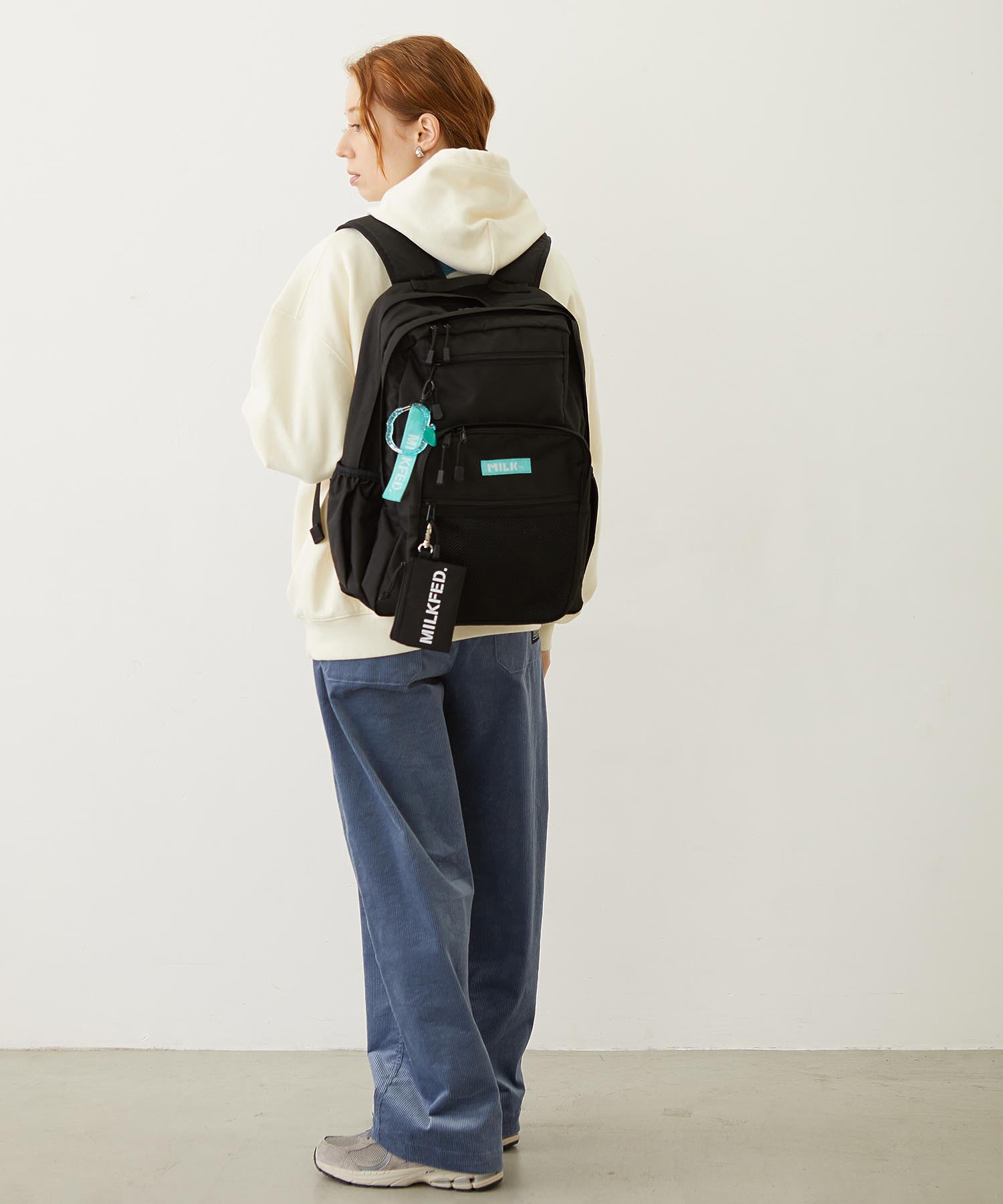 W ZIP BACKPACK LtGREEN