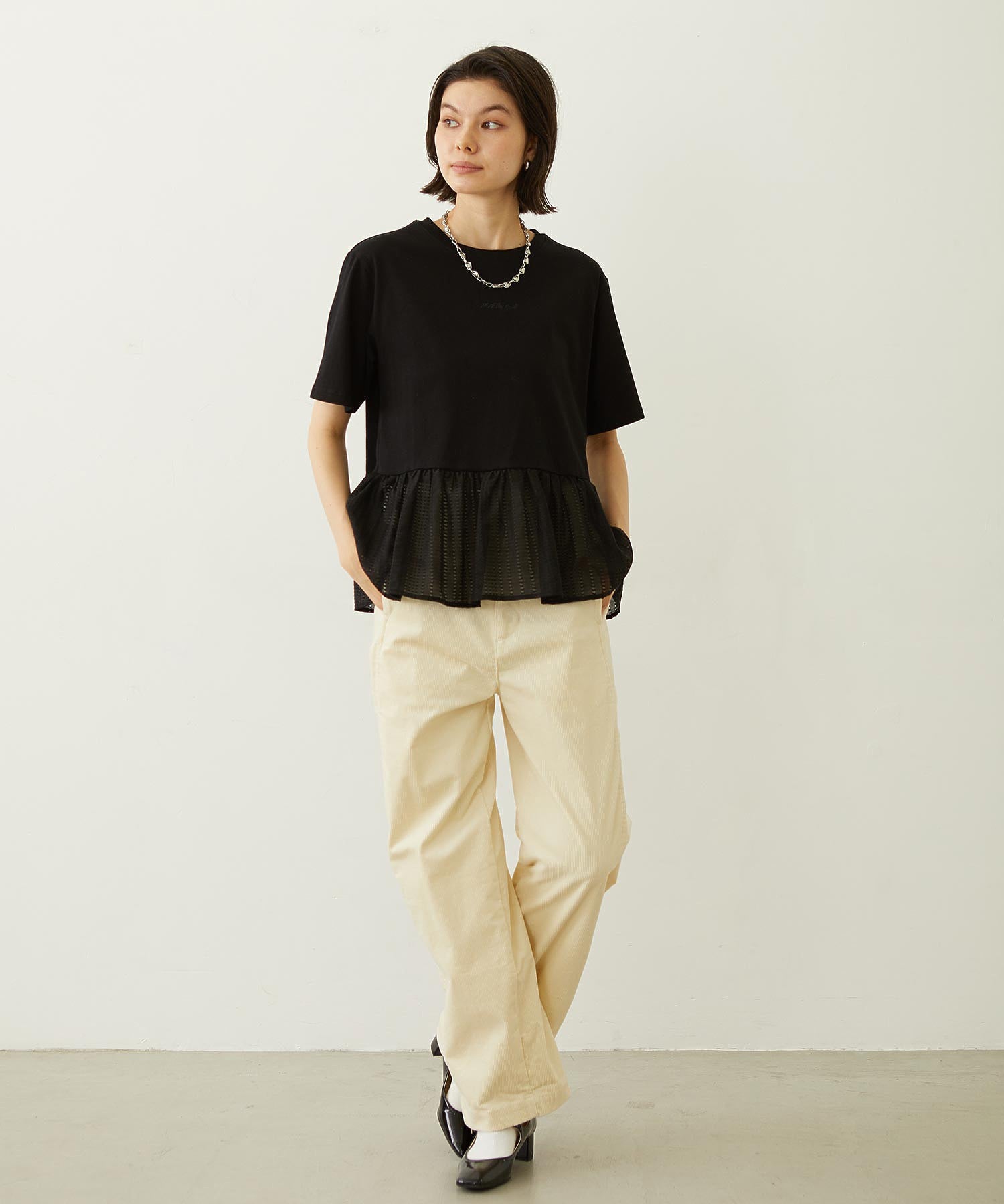 WORK STYLE CORDUROY PANTS